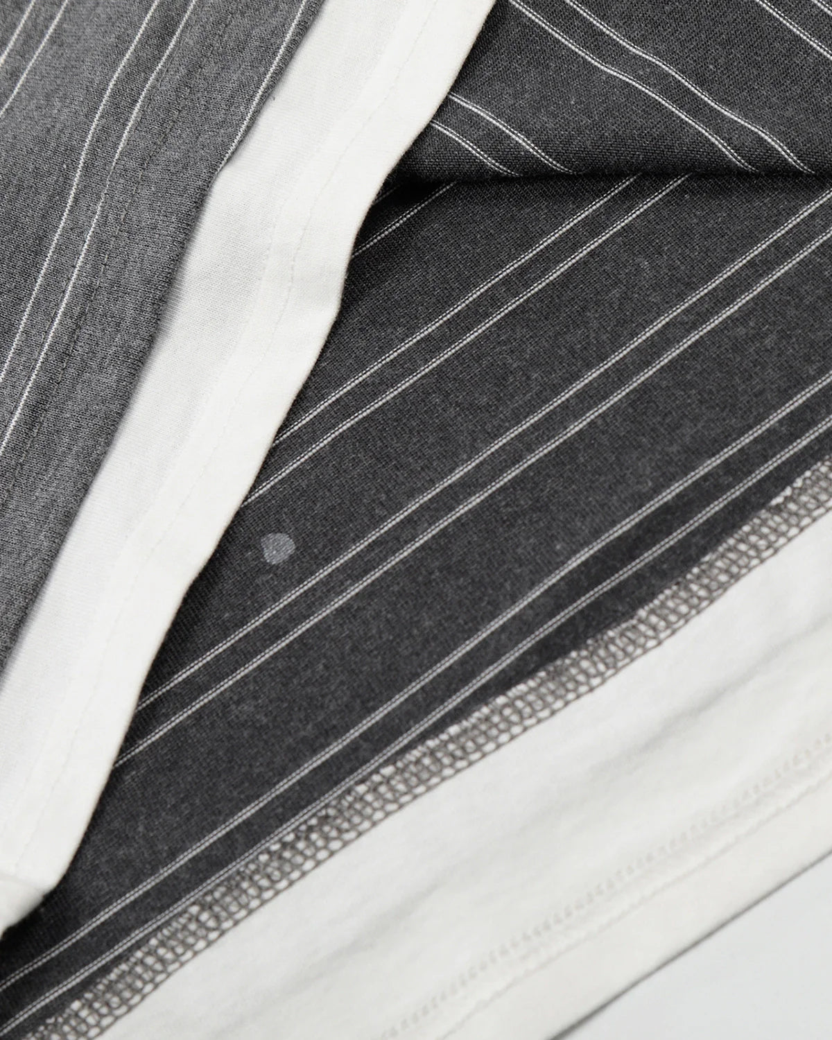 Layered Henley Stripe T-Shirt | Inflation Streetwear