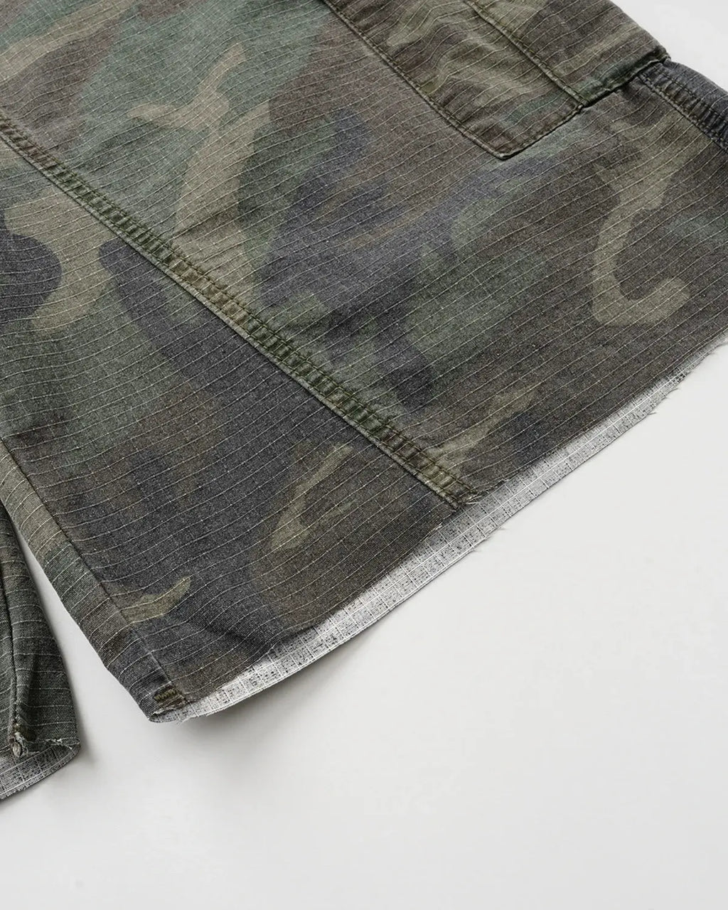 Camo Utility Longline Shorts | Inflation Streetwear