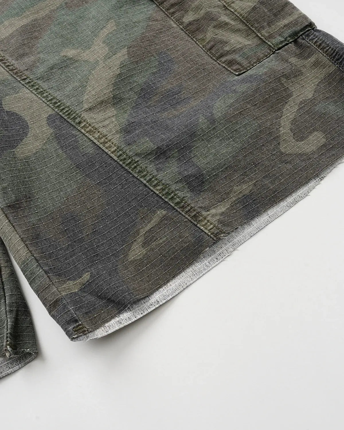 Camo Utility Longline Shorts | Inflation Streetwear