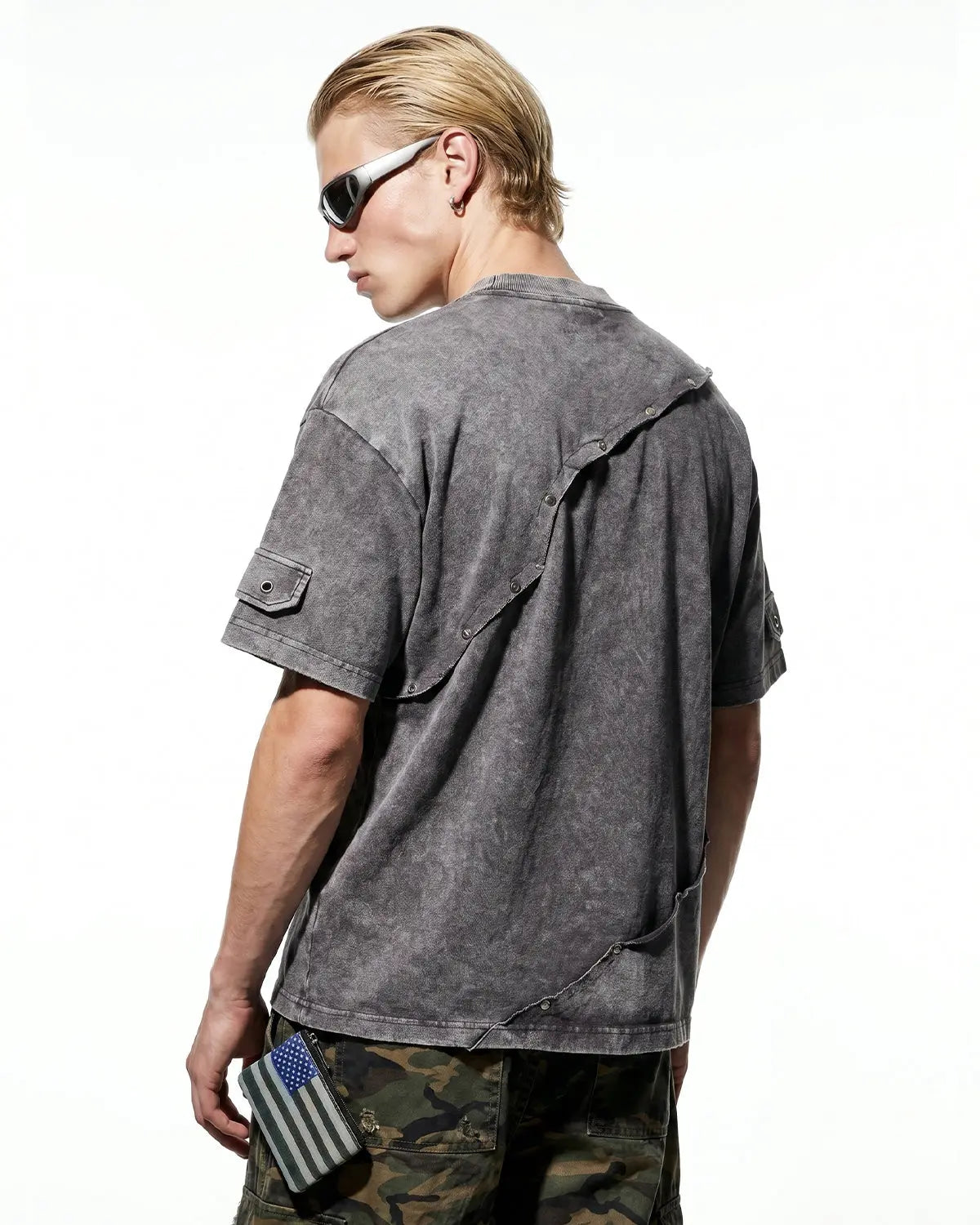 Deconstructed Washed Oversized T-Shirt | Inflation Streetwear