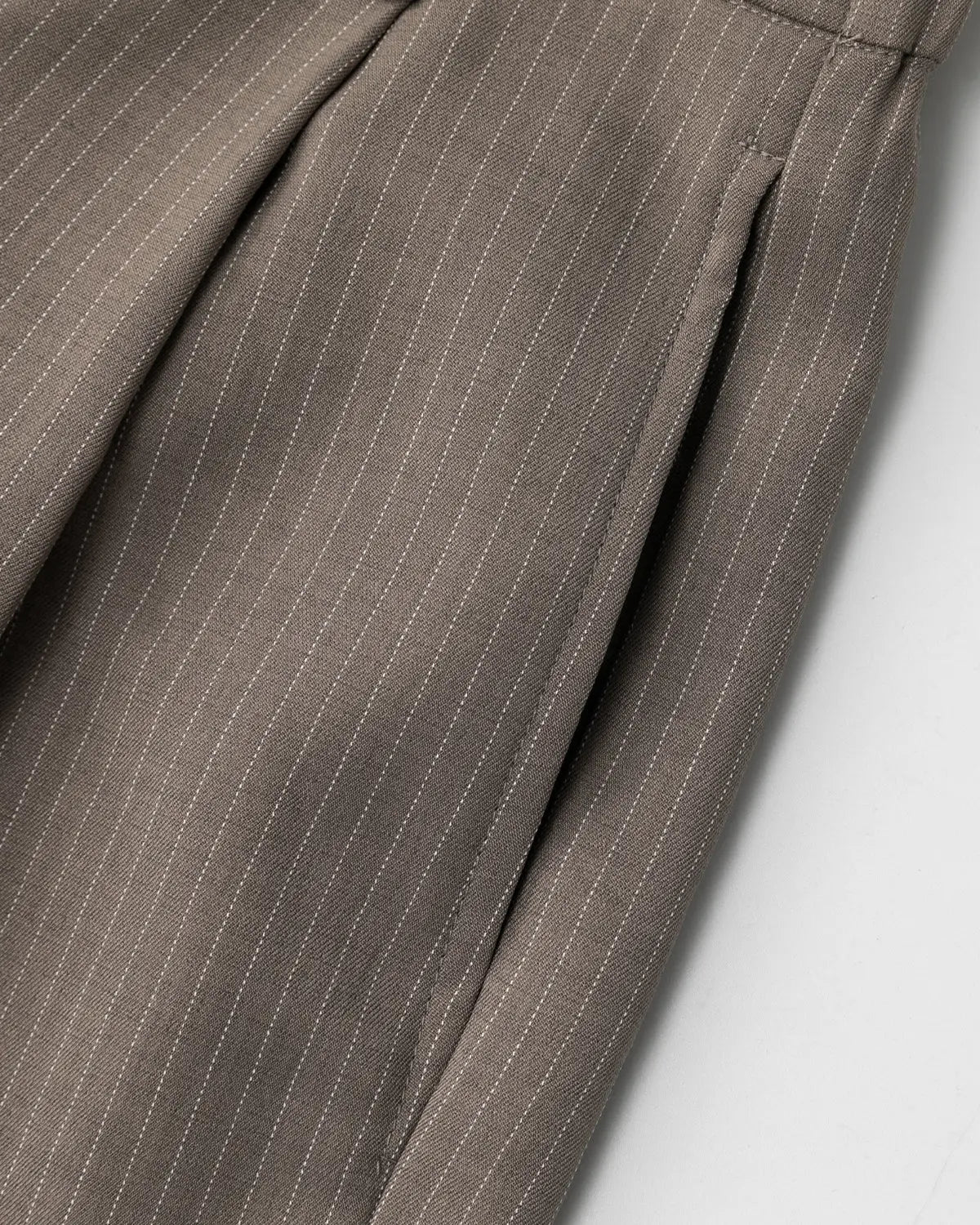Pinstripe Pleated Tailored Shorts | Inflation Streetwear
