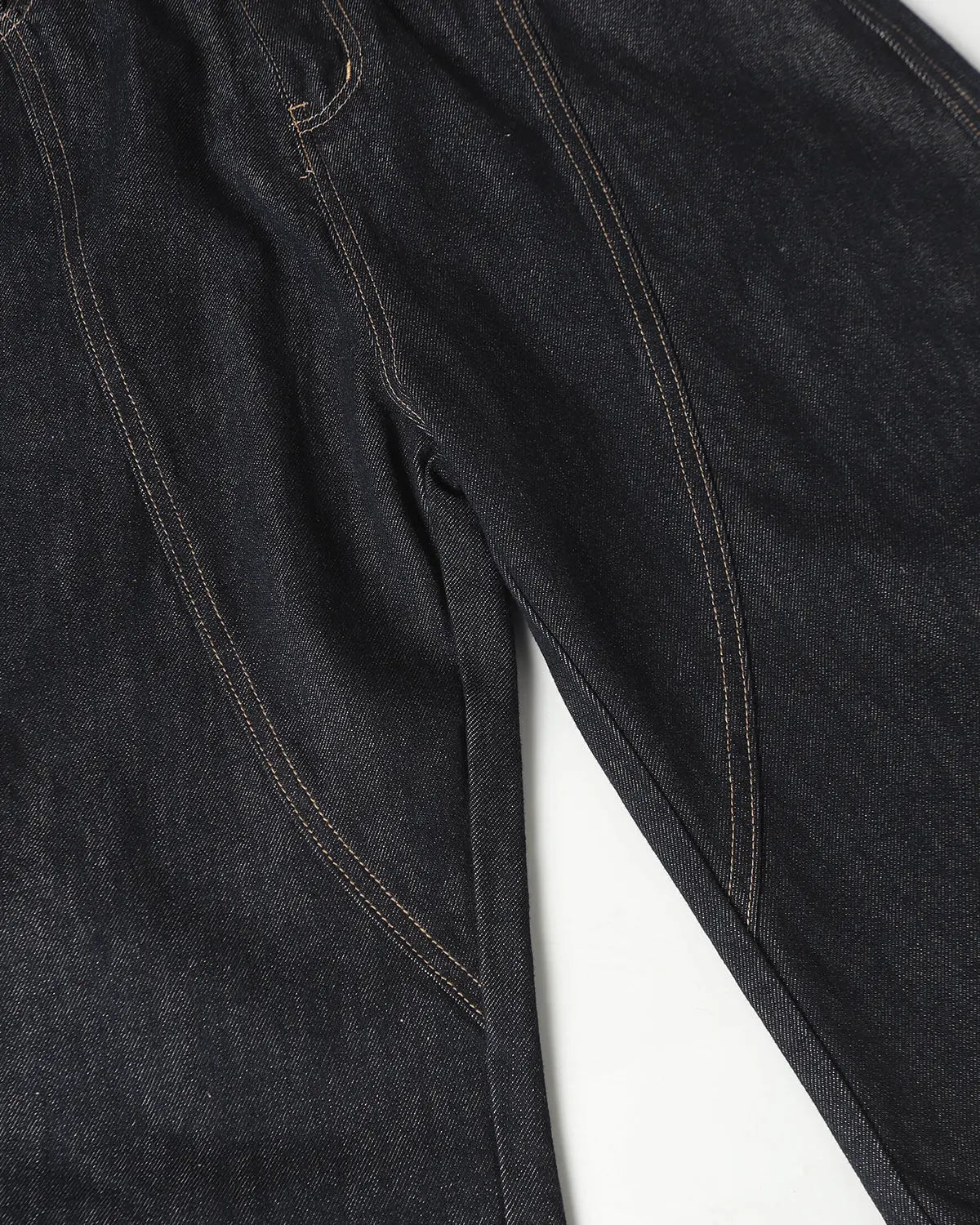Deconstructed Scimitar Denim Longline Jorts | Inflation Streetwear