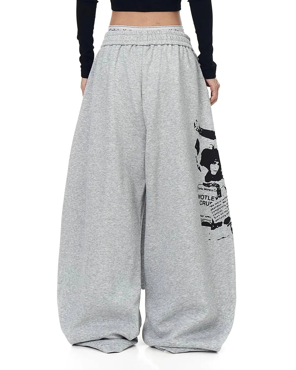 Graphic Printing Baggy Sweatpants | Inflation Streetwear