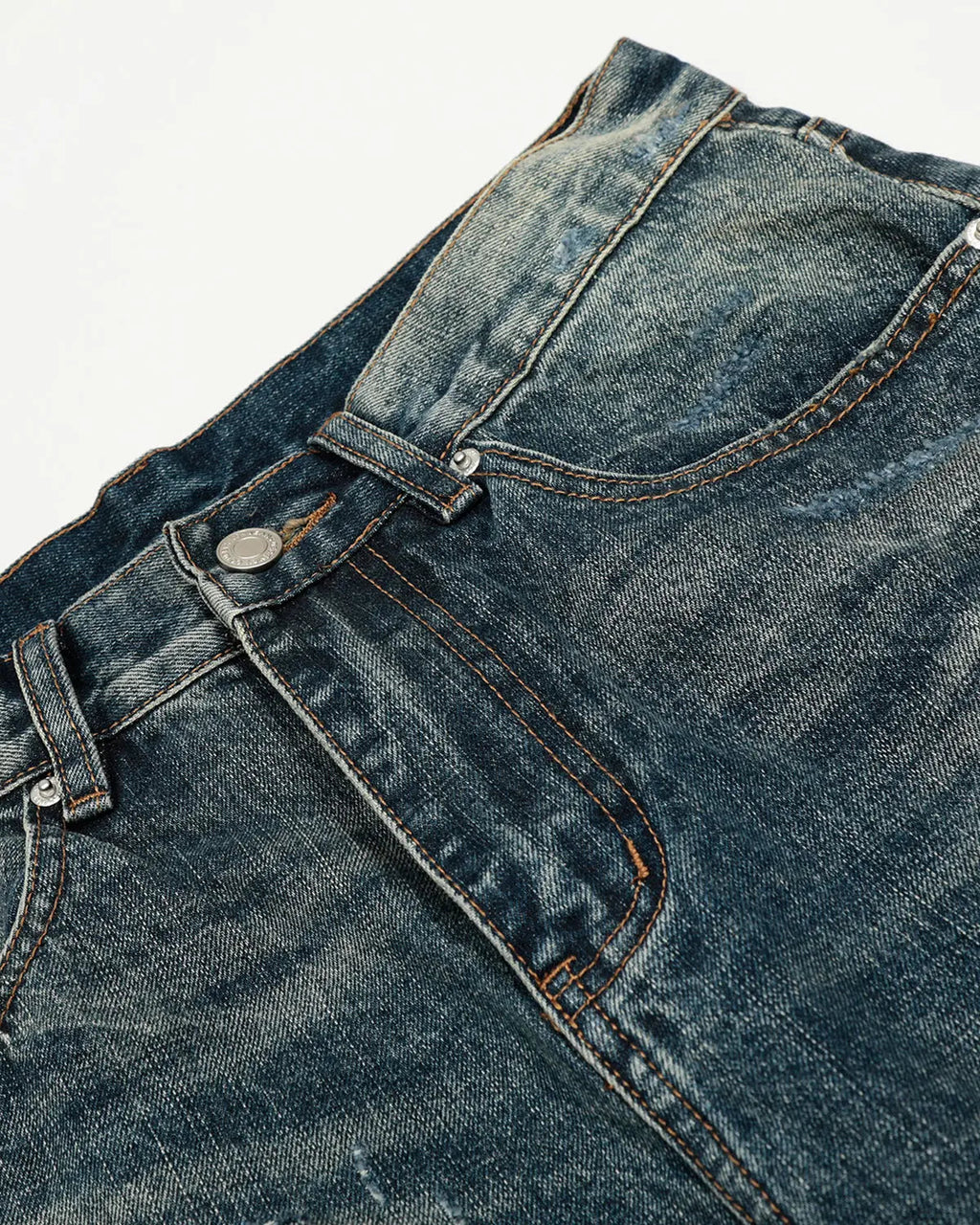 Vintage Distressed Baggy Jeans | Inflation Streetwear