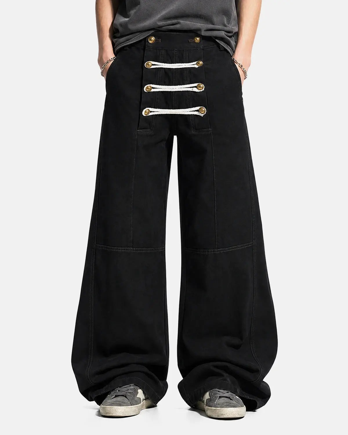 Braided Rope Barrel Pants | Inflation Streetwear