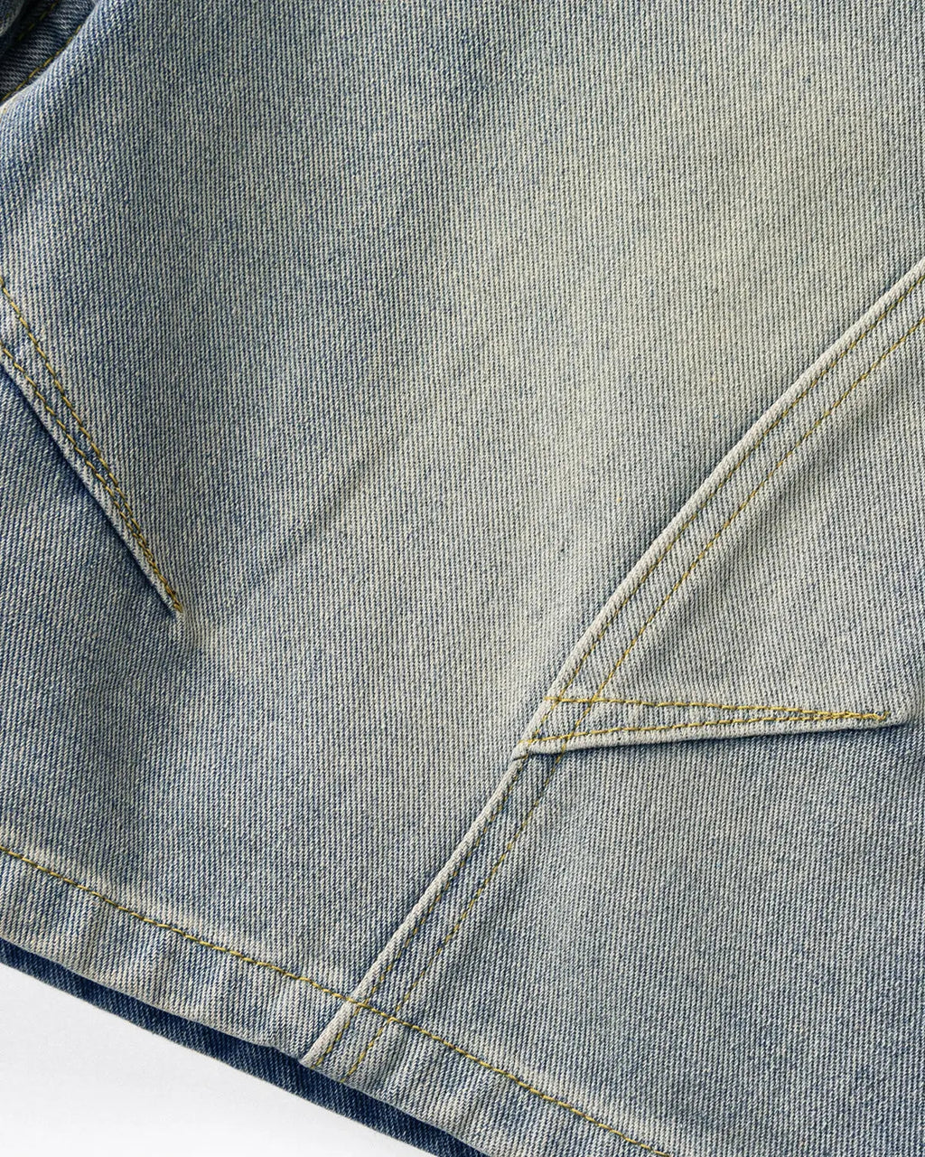 Structured Washed Denim Shorts | Inflation Streetwear