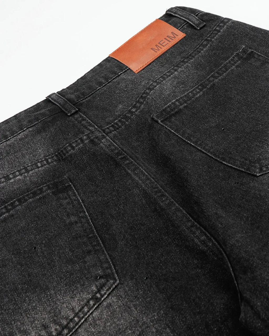 Vintage Washed Rhinestone Barrel Jeans | Inflation Streetwear