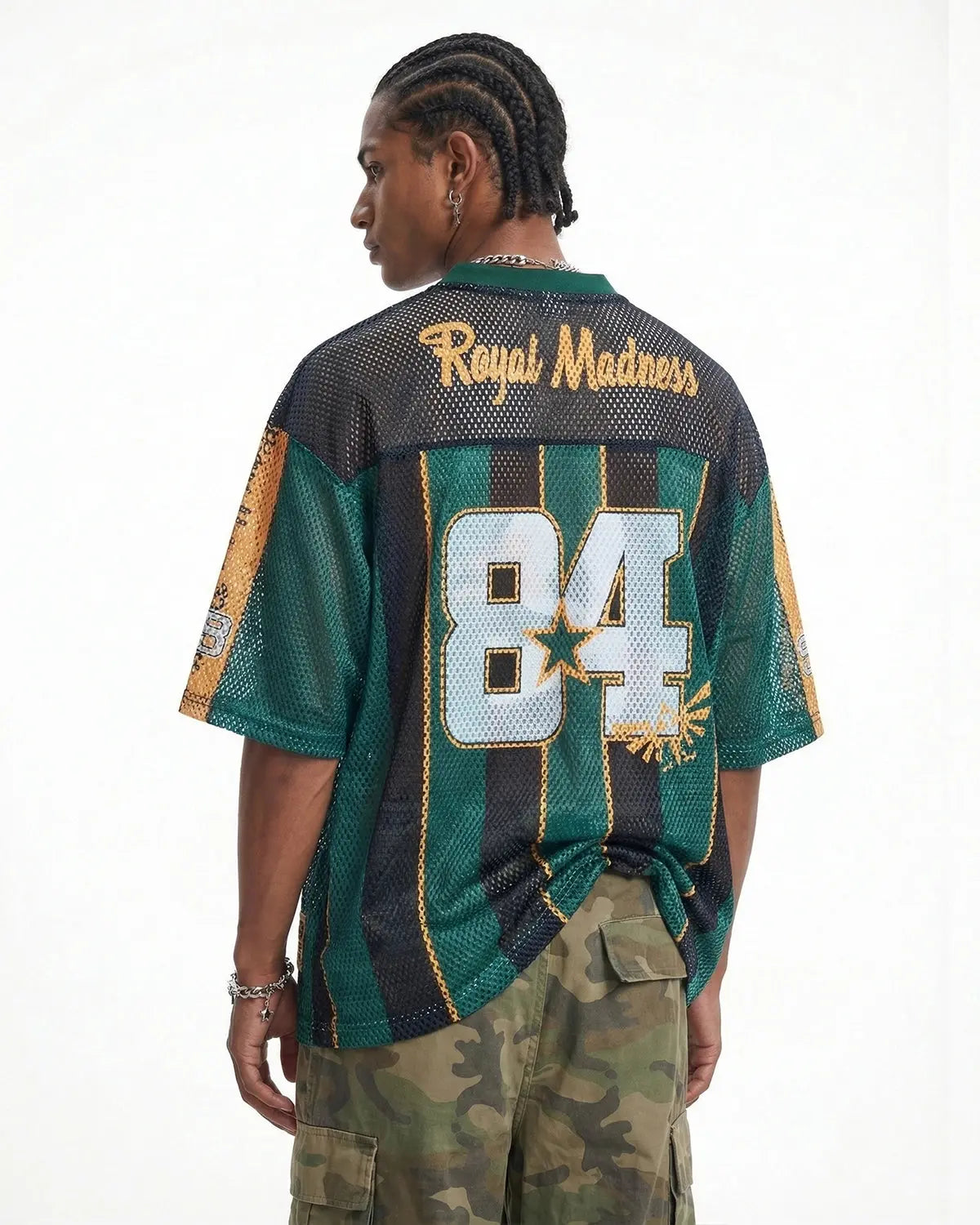 Vintage Striped Mesh Jersey | Inflation Streetwear