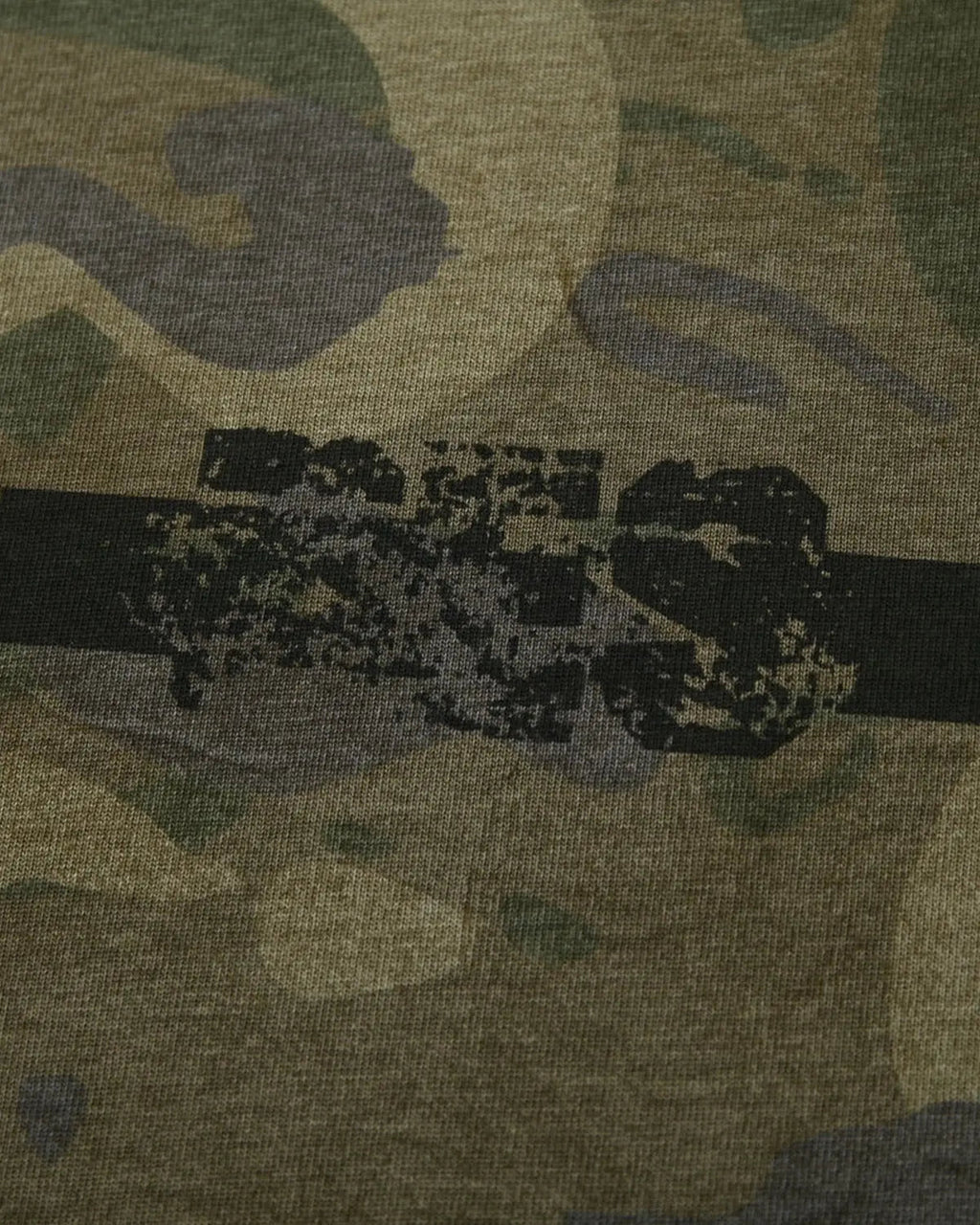 Lace Patchwork Camo Raglan Tees | Inflation Streetwear