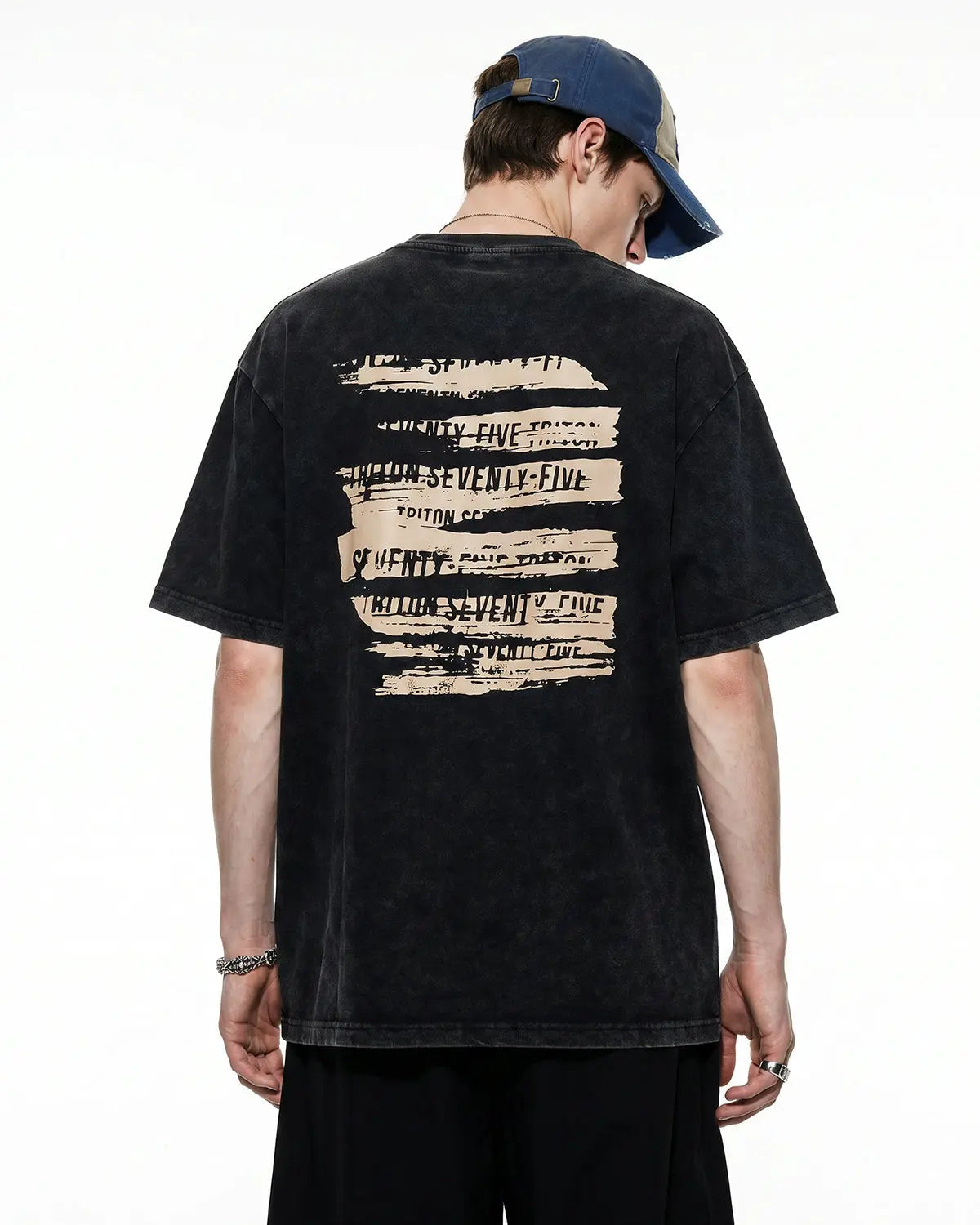 Retro Washed Graphic Cotton T-Shirt | Inflation Streetwear