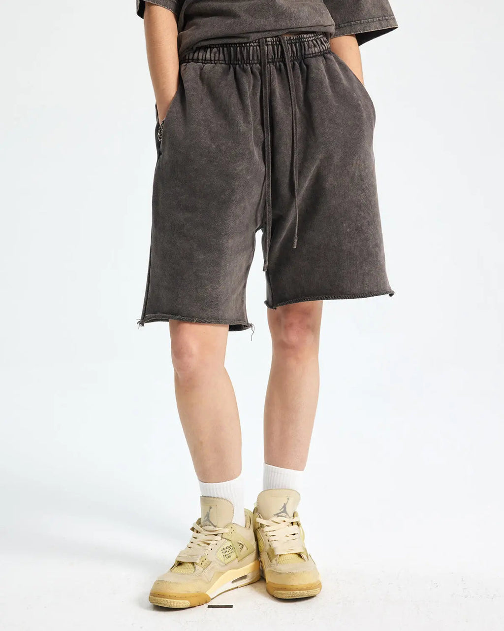 Heavyweight Washed Sweat Shorts | Inflation Streetwear