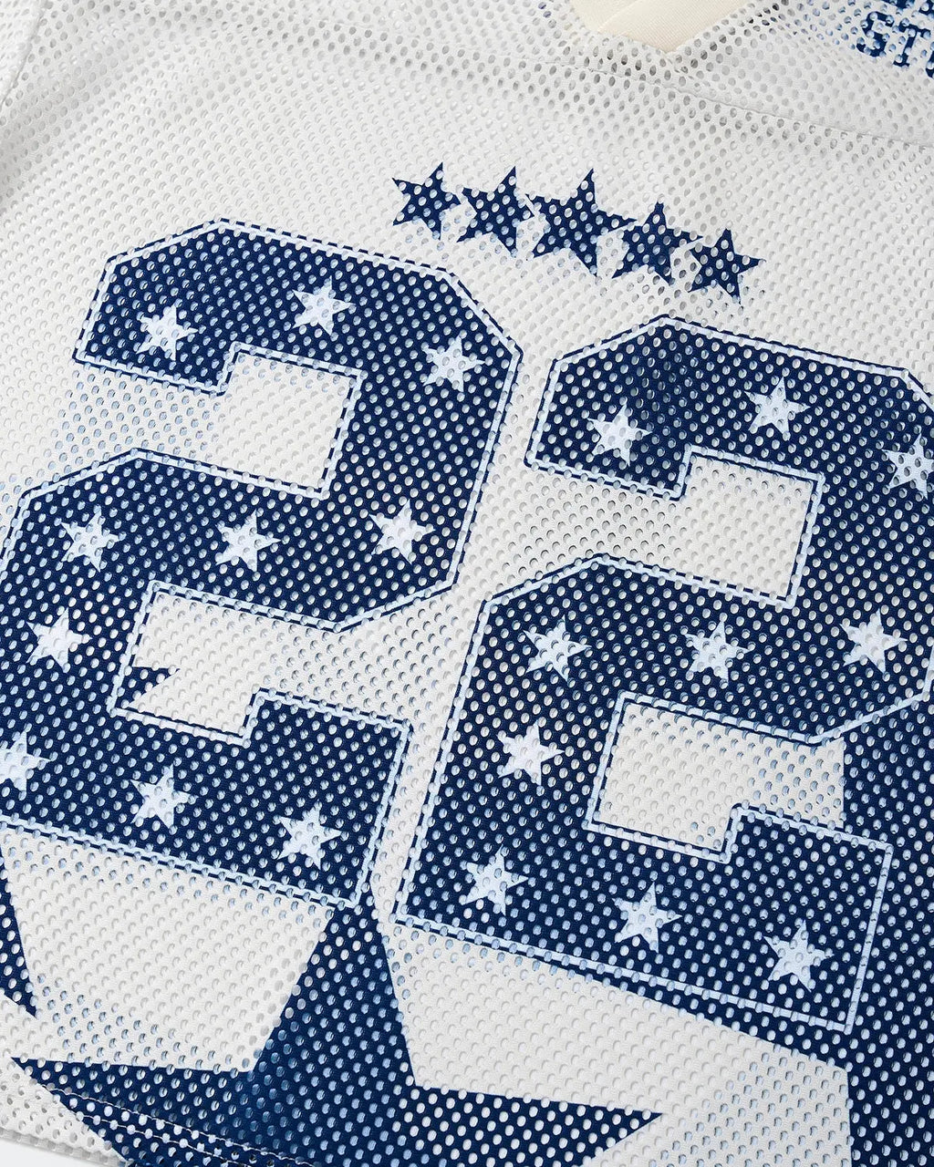 Star Graphic Oversized Mesh Jersey | Inflation Streetwear