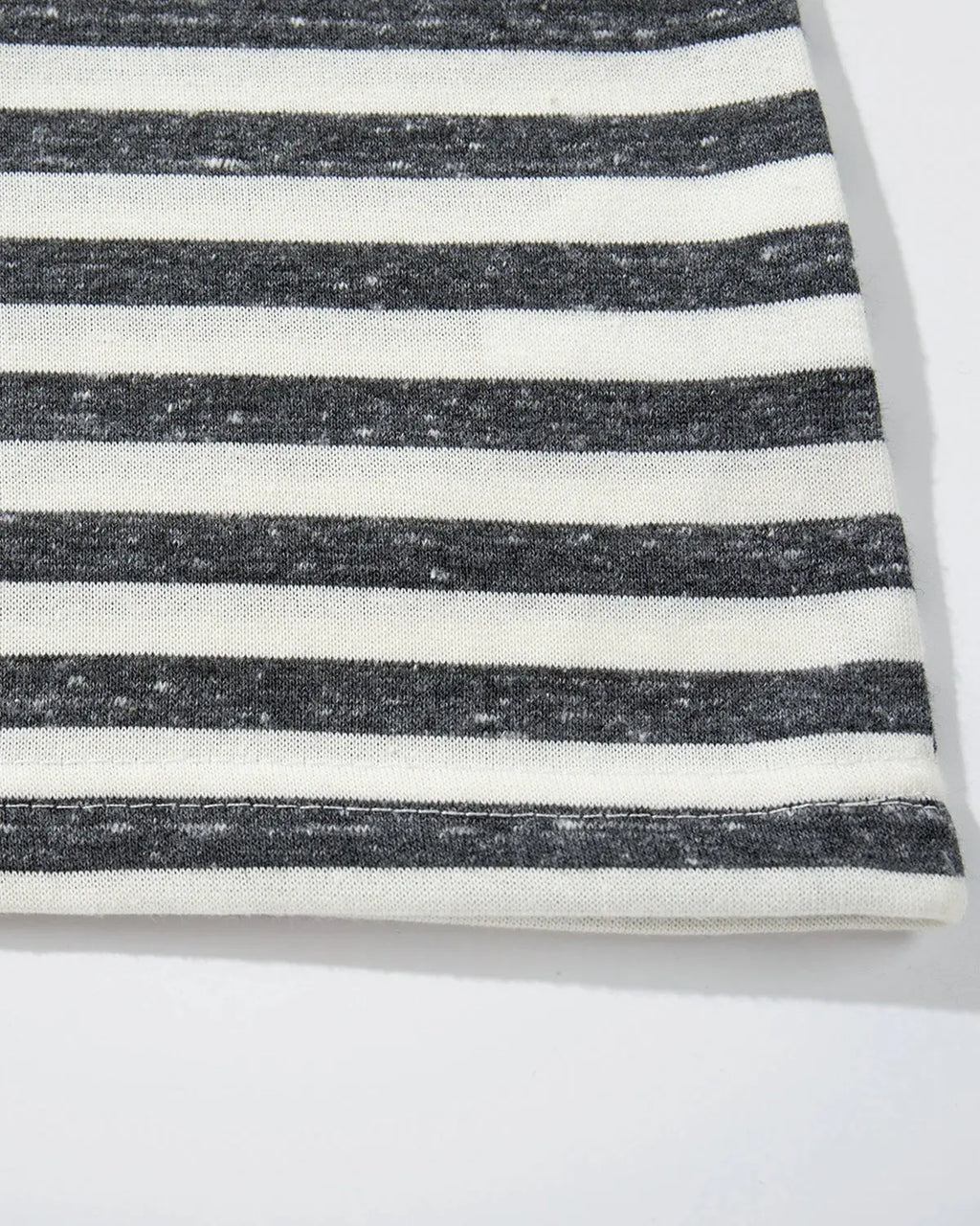 Striped Henley Relaxed T-shirt | Inflation Streetwear