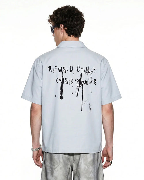 Abstract Graphic Printing Shirts | Inflation Streetwear