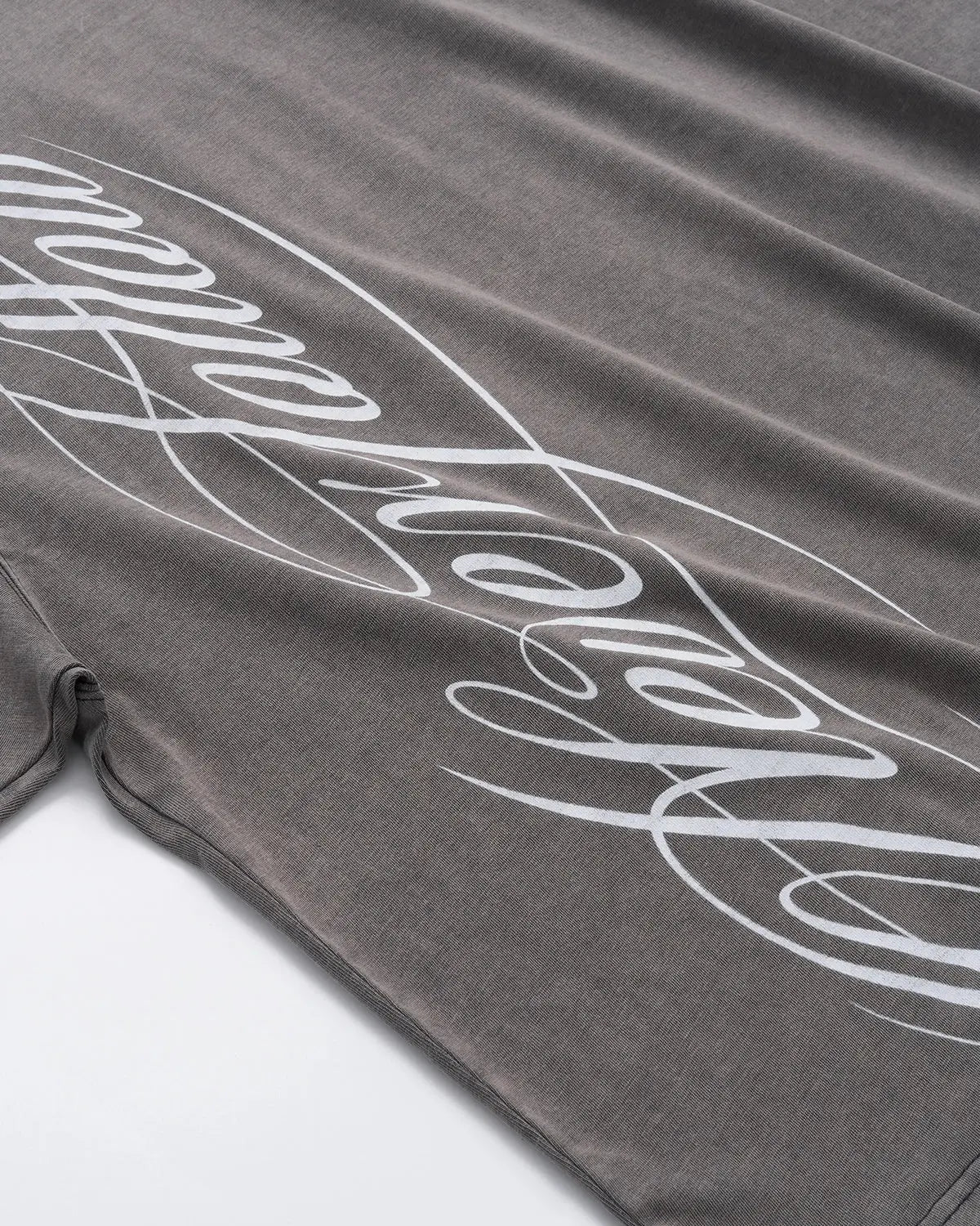 Boxy Script Graphic Washed T-Shirt | Inflation Streetwear