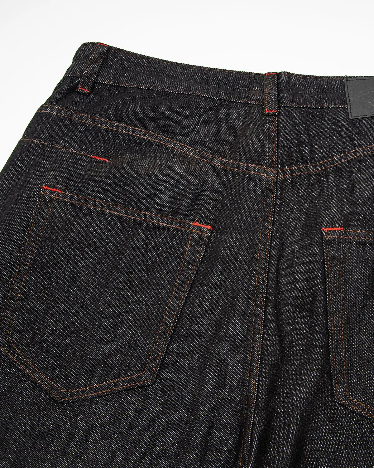 Asymmetric Buckle Raw Baggy Jeans | Inflation Streetwear