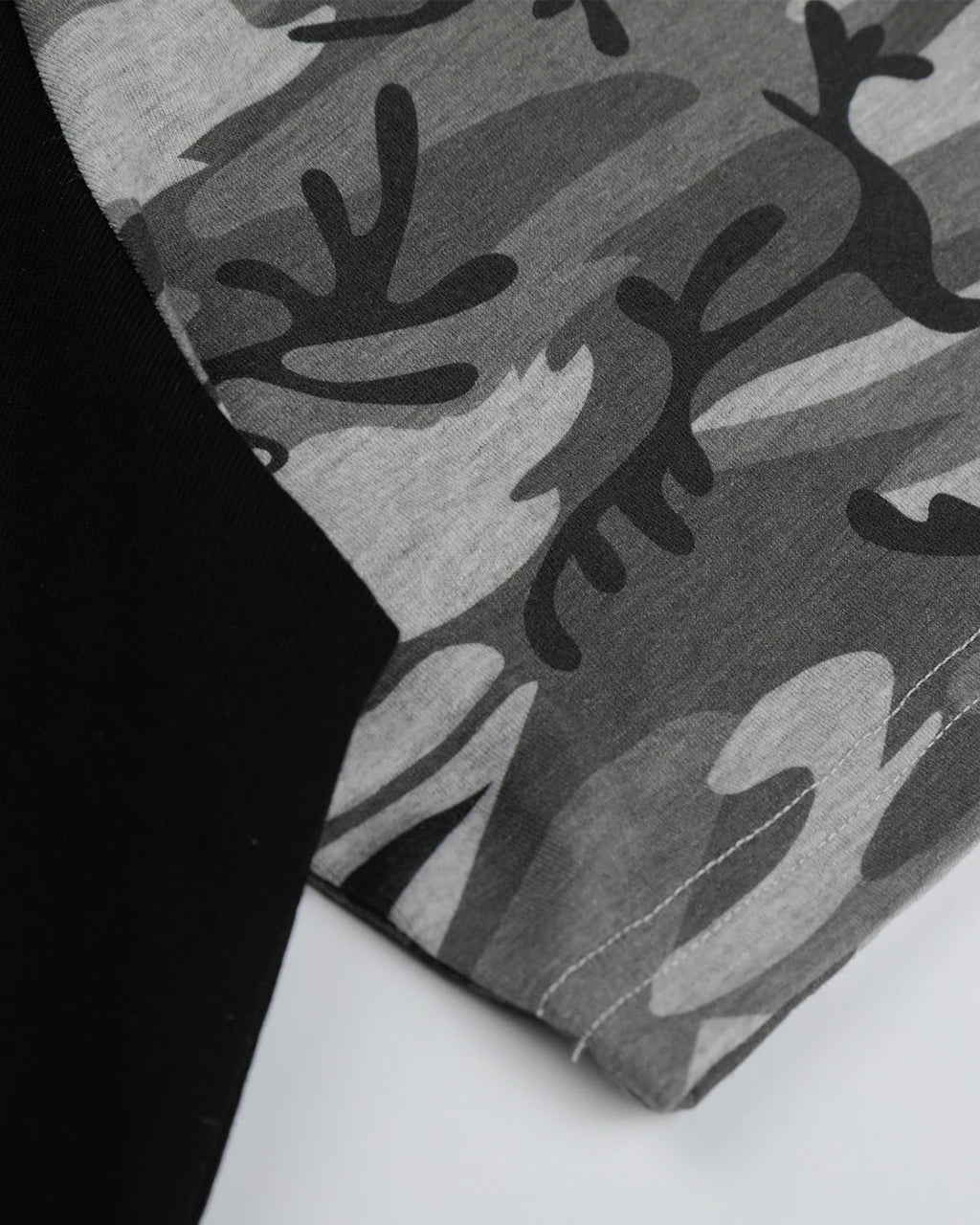 Camo Sleeve Graphic Boxy T-Shirt | Inflation Streetwear