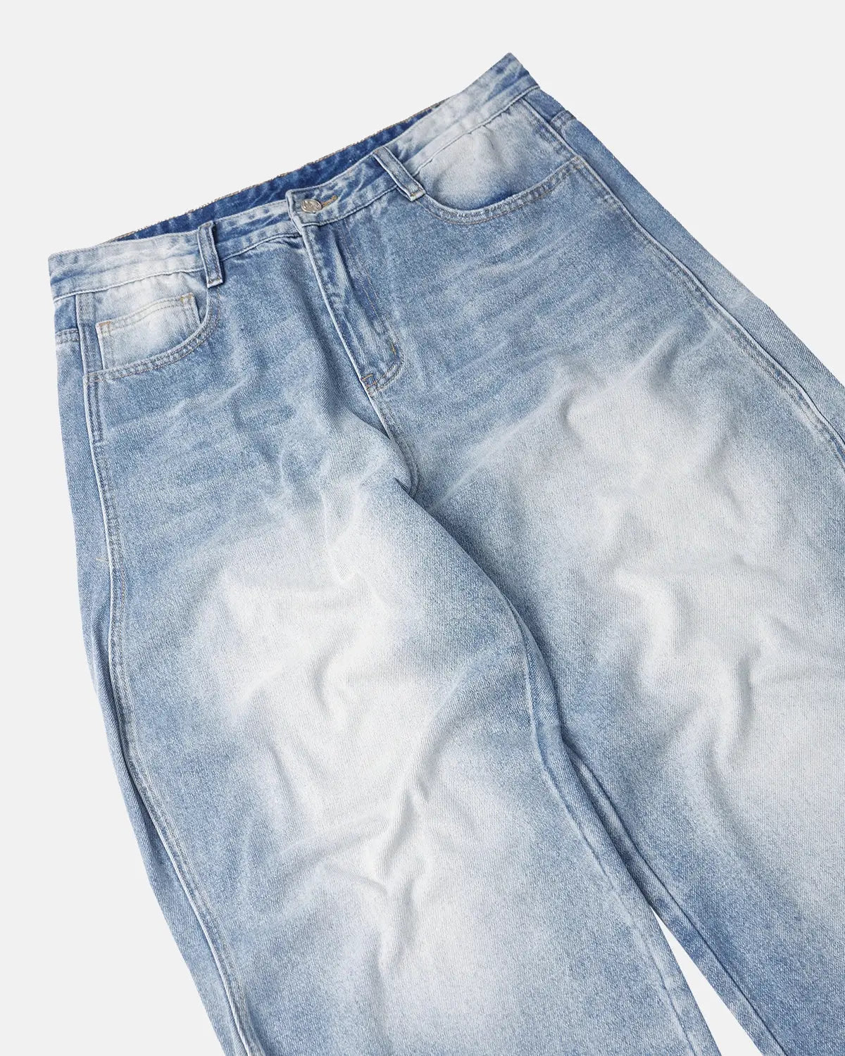 INFLATION Brand Washed Baggy Denim Pants