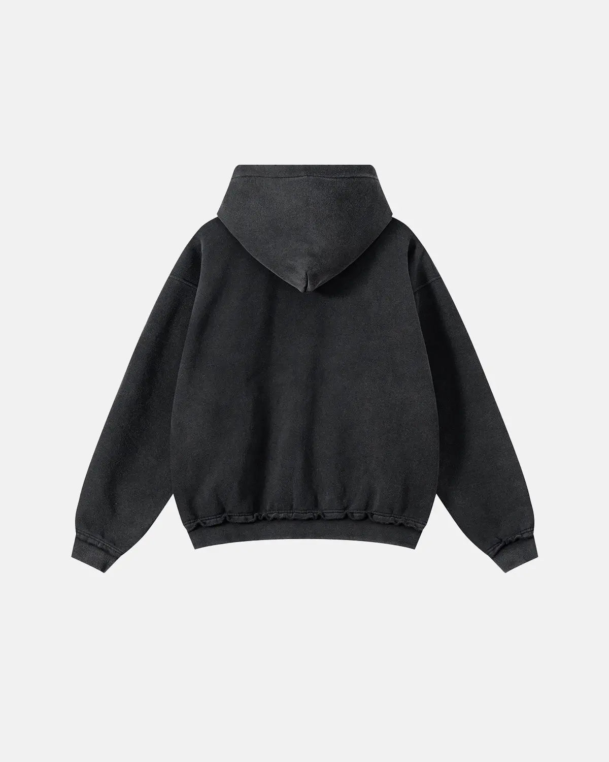 Graphic Ripped Washed Zip Up Hoodies | Inflation Streetwear