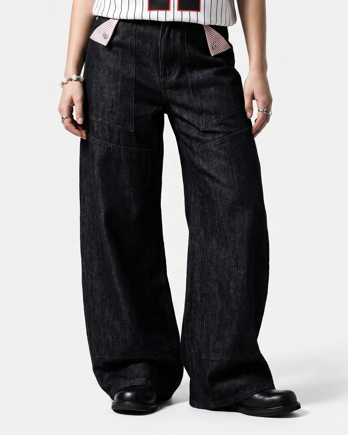 Deconstructed Utility Baggy Jeans | Inflation Streetwear