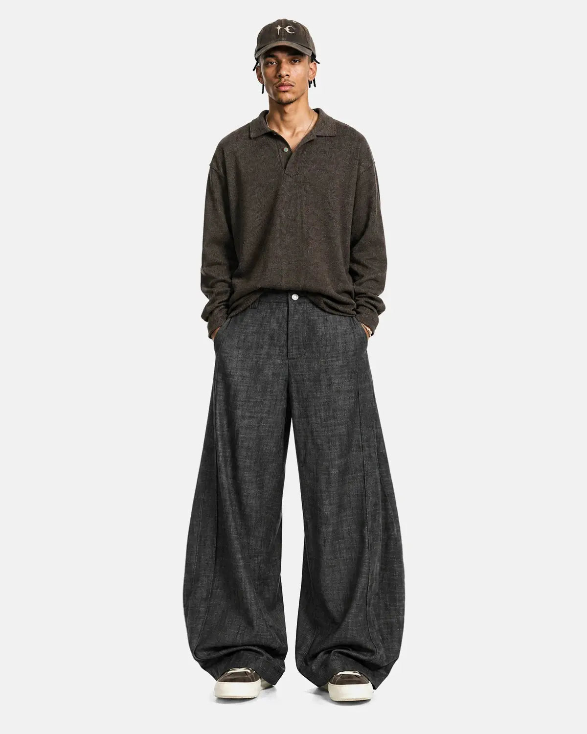 Lightweight Structured Barrel Jeans | Inflation Streetwear