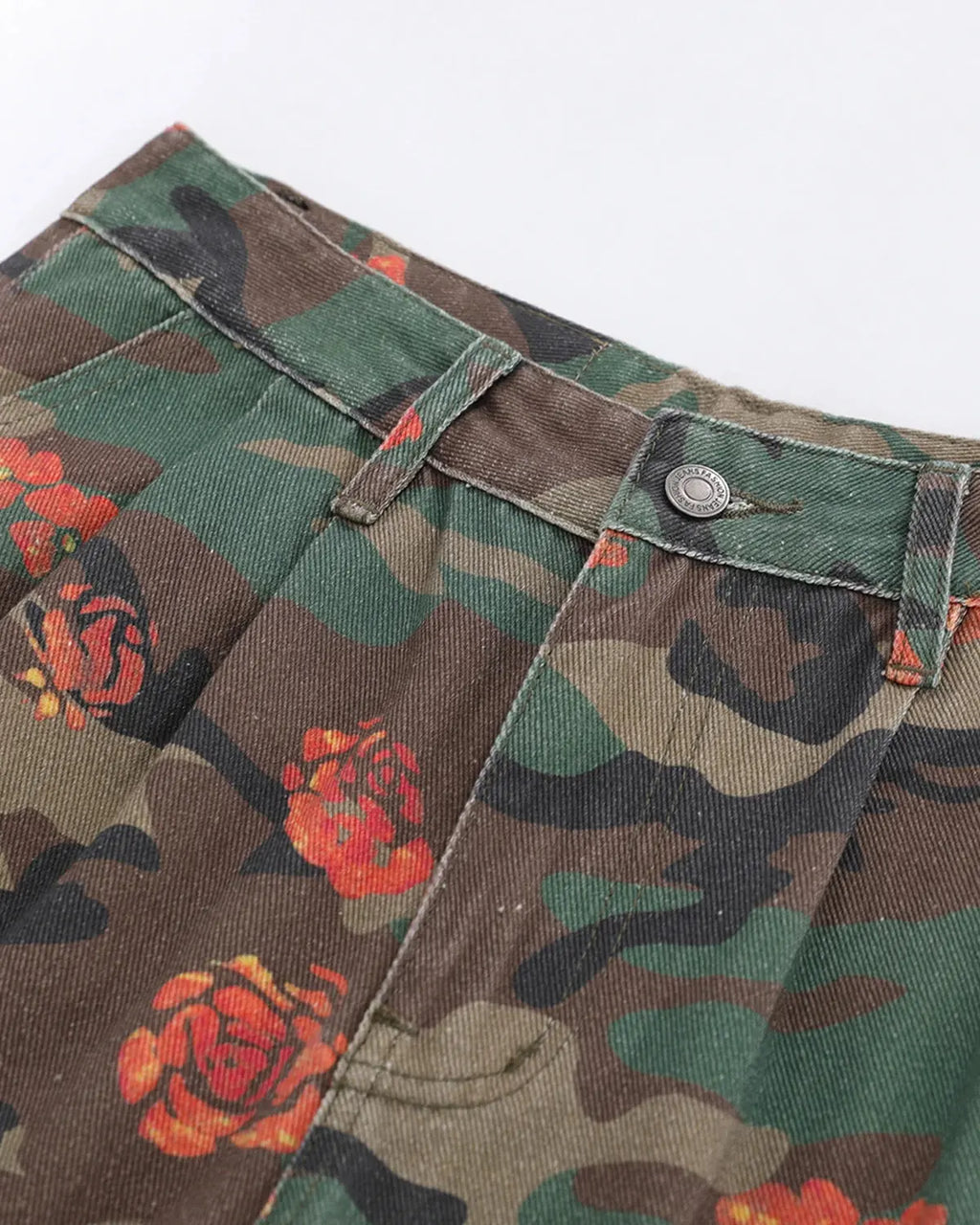 Floral Camo Cargo Longline Shorts | Inflation Streetwear