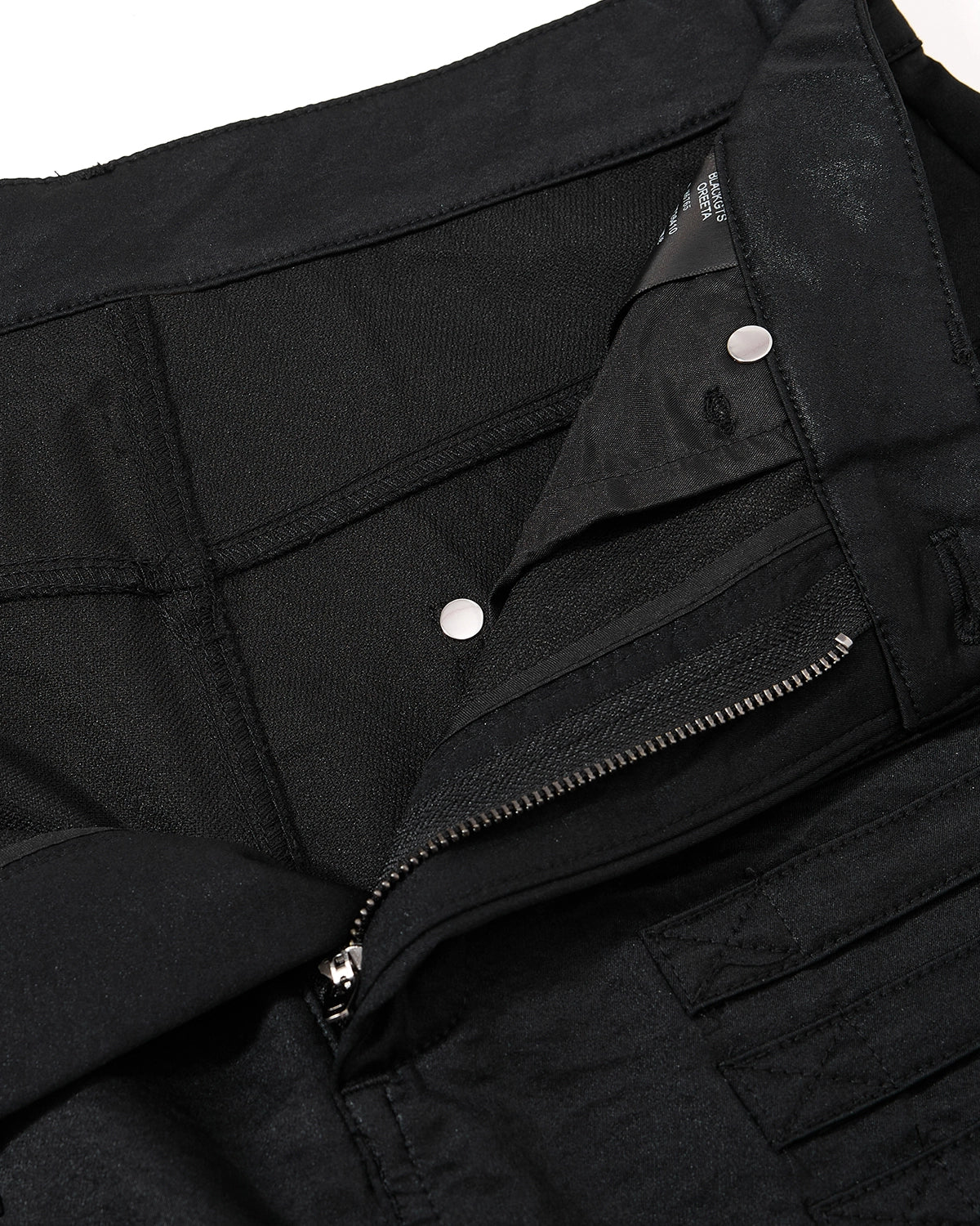Black Graphic Wide Leg Pants | Inflation Streetwear