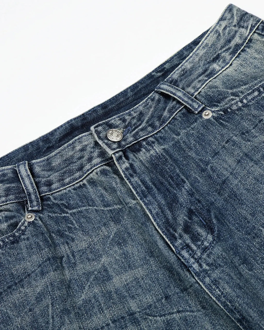 Textured Wash Baggy Jeans | Inflation Streetwear