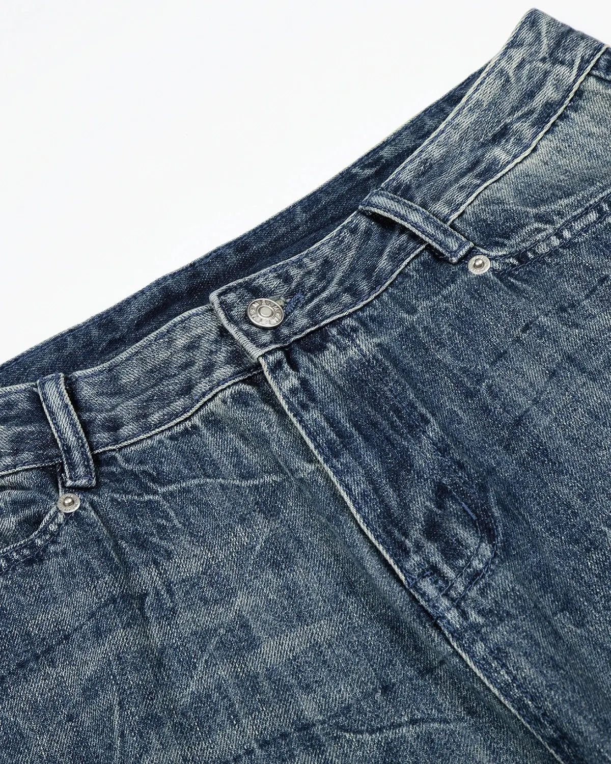 Textured Wash Baggy Jeans | Inflation Streetwear