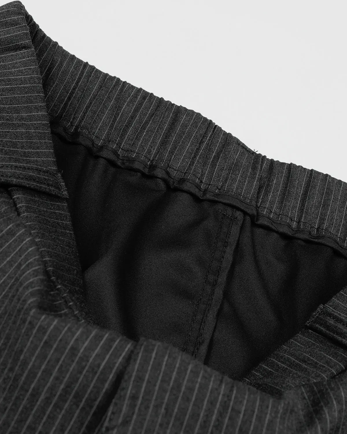 Pinstripe Stud Detail Tailored Shorts | Inflation Streetwear