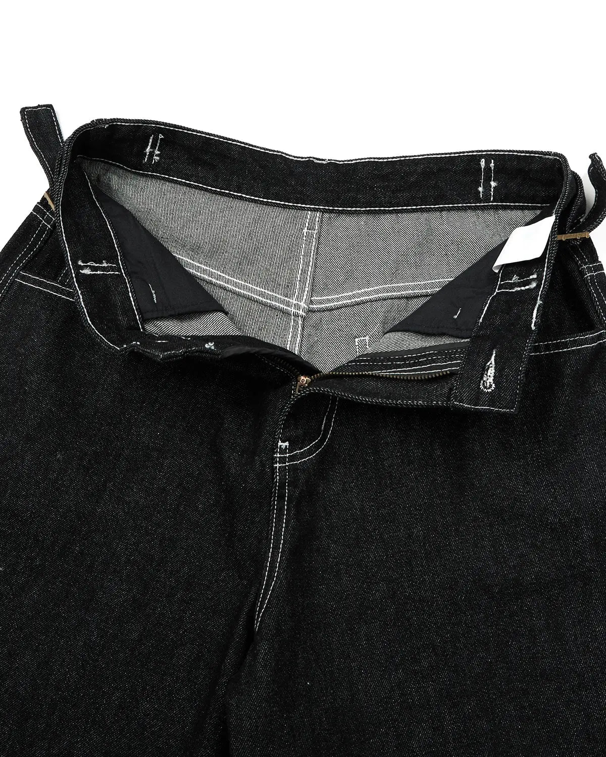 Raw Denim Baggy Jorts with Adjustable Tabs | Inflation Streetwear