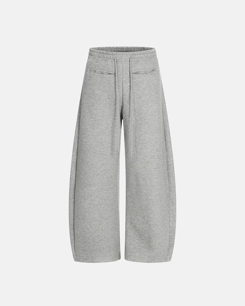Curved Wide-Leg Sweatpants | Inflation Streetwear