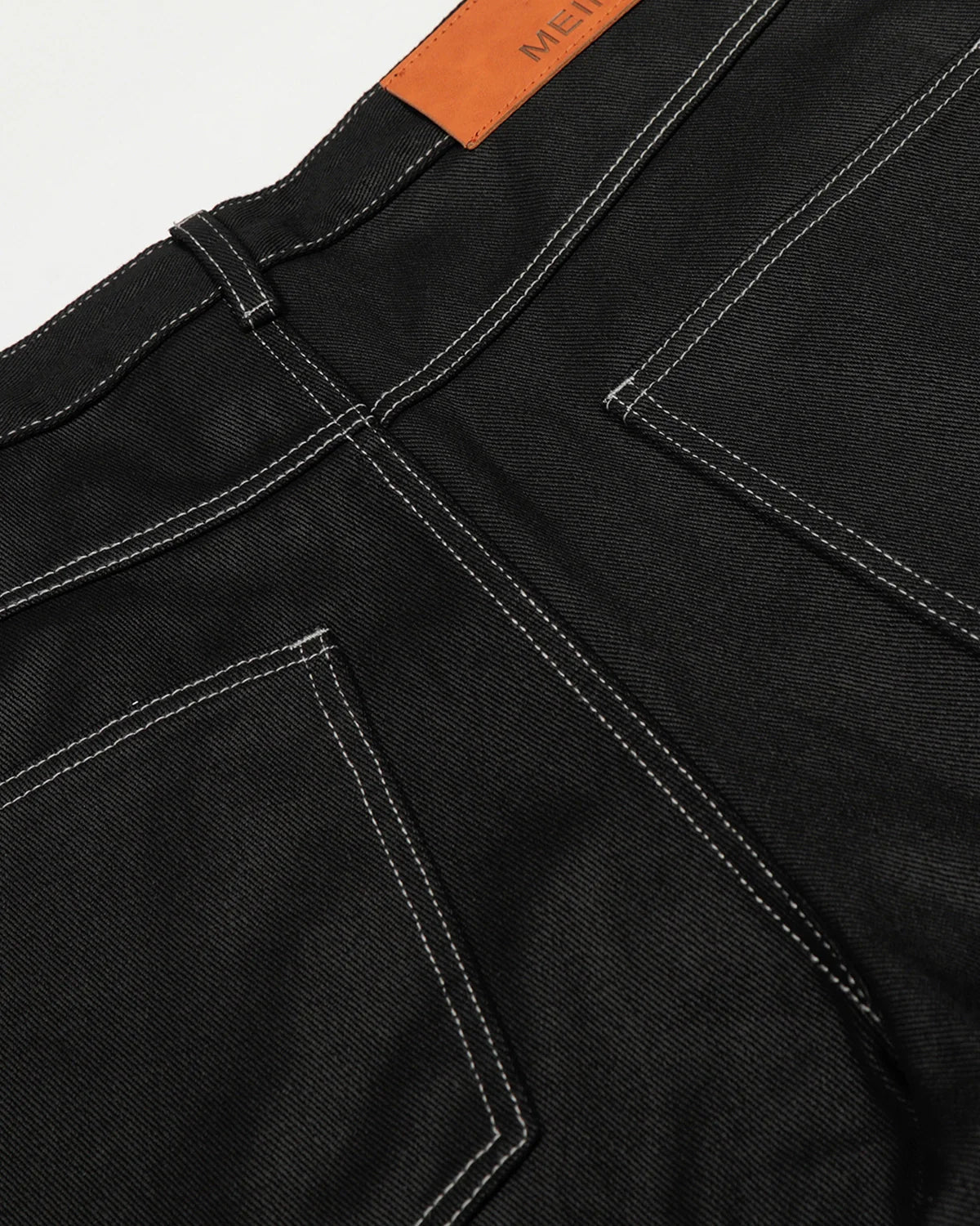 Contrast Stitch Baggy Barrel  Jeans | Inflation Streetwear