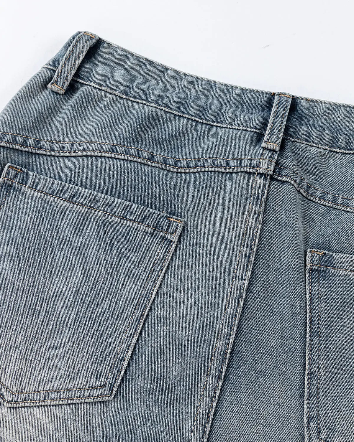 Curved Seam Deconstructed Barrel Jeans | Inflation Streetwear