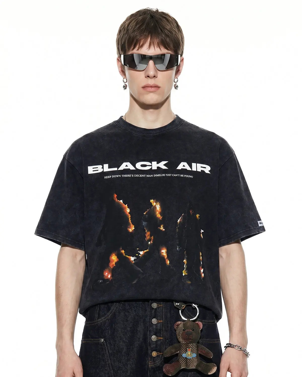 Washed Graphic Oversized T-Shirt | Inflation Streetwear