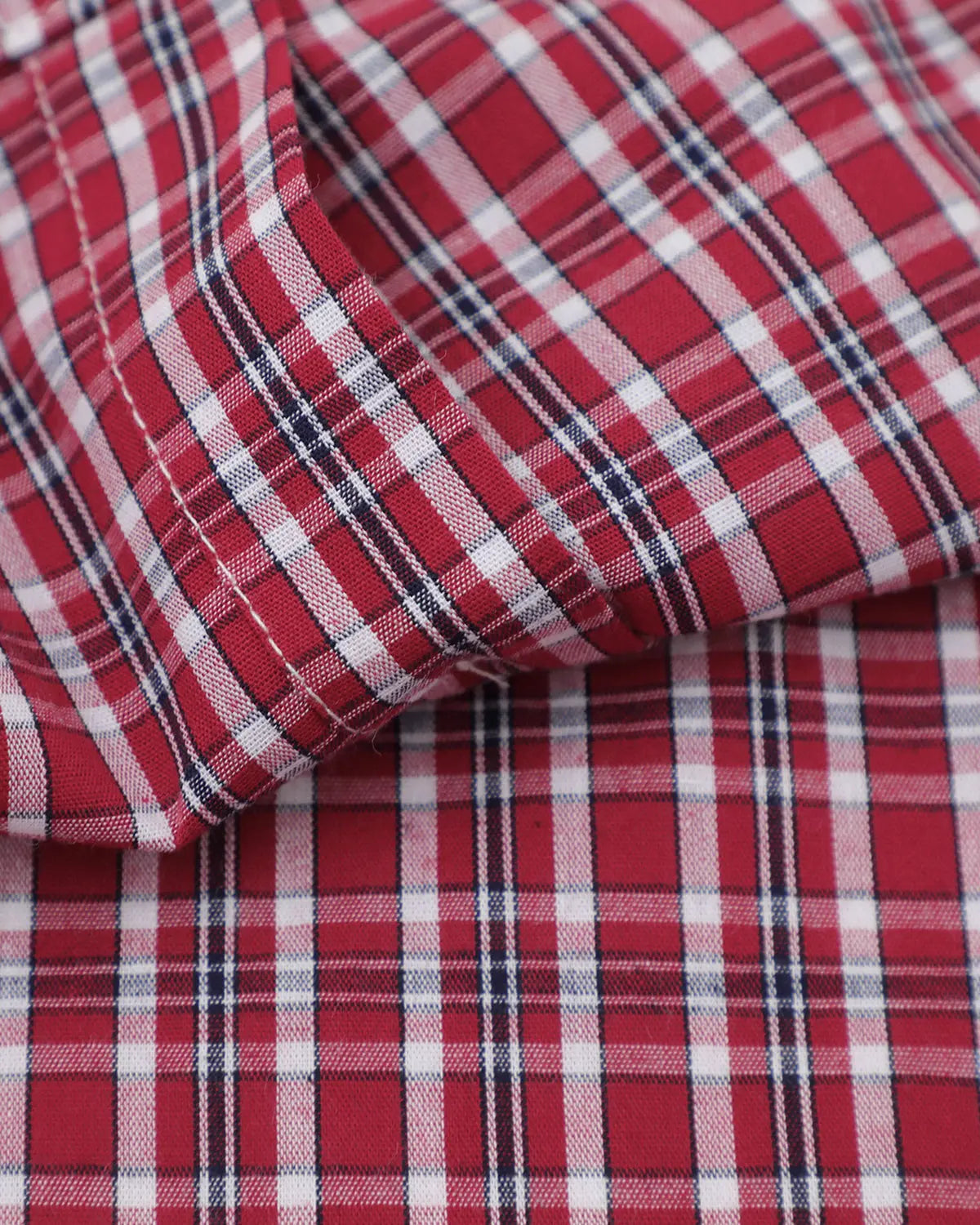Plaid Script Embroidered Short-Sleeve Shirt | Inflation Streetwear
