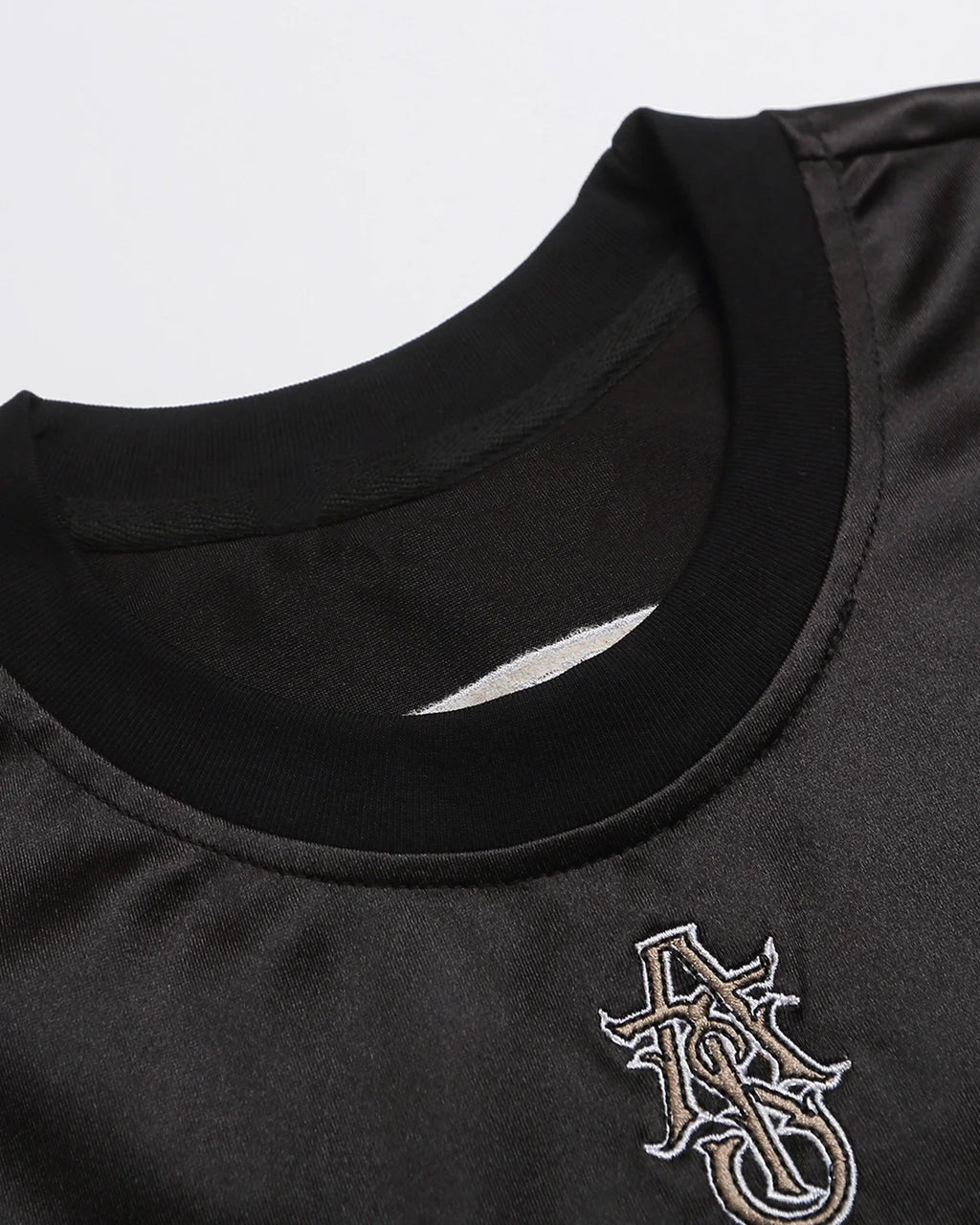Gothic Embroidered Mesh Jersey | Inflation Streetwear