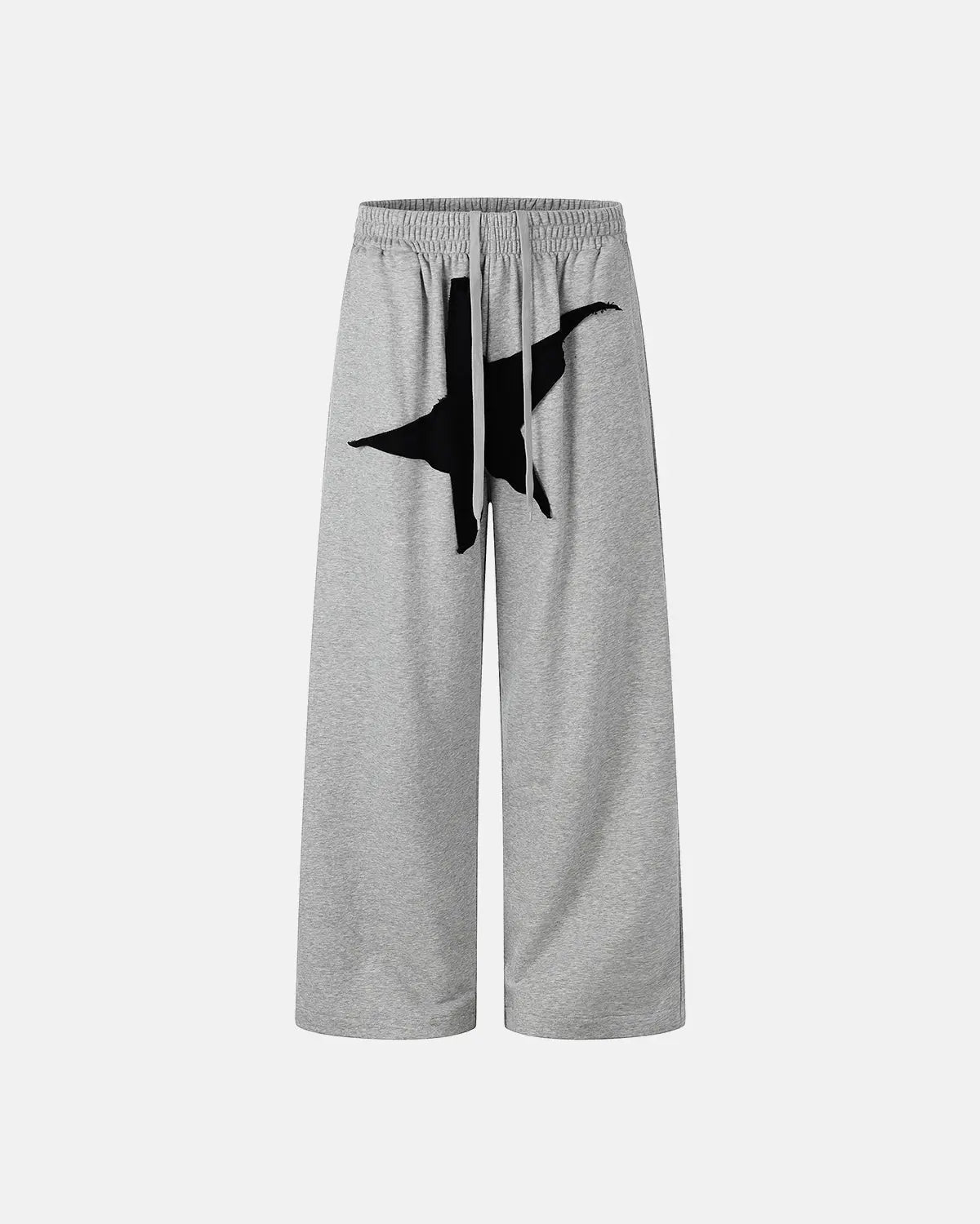 Star Patch Baggy Wide-Leg Sweatpants | Inflation Streetwear