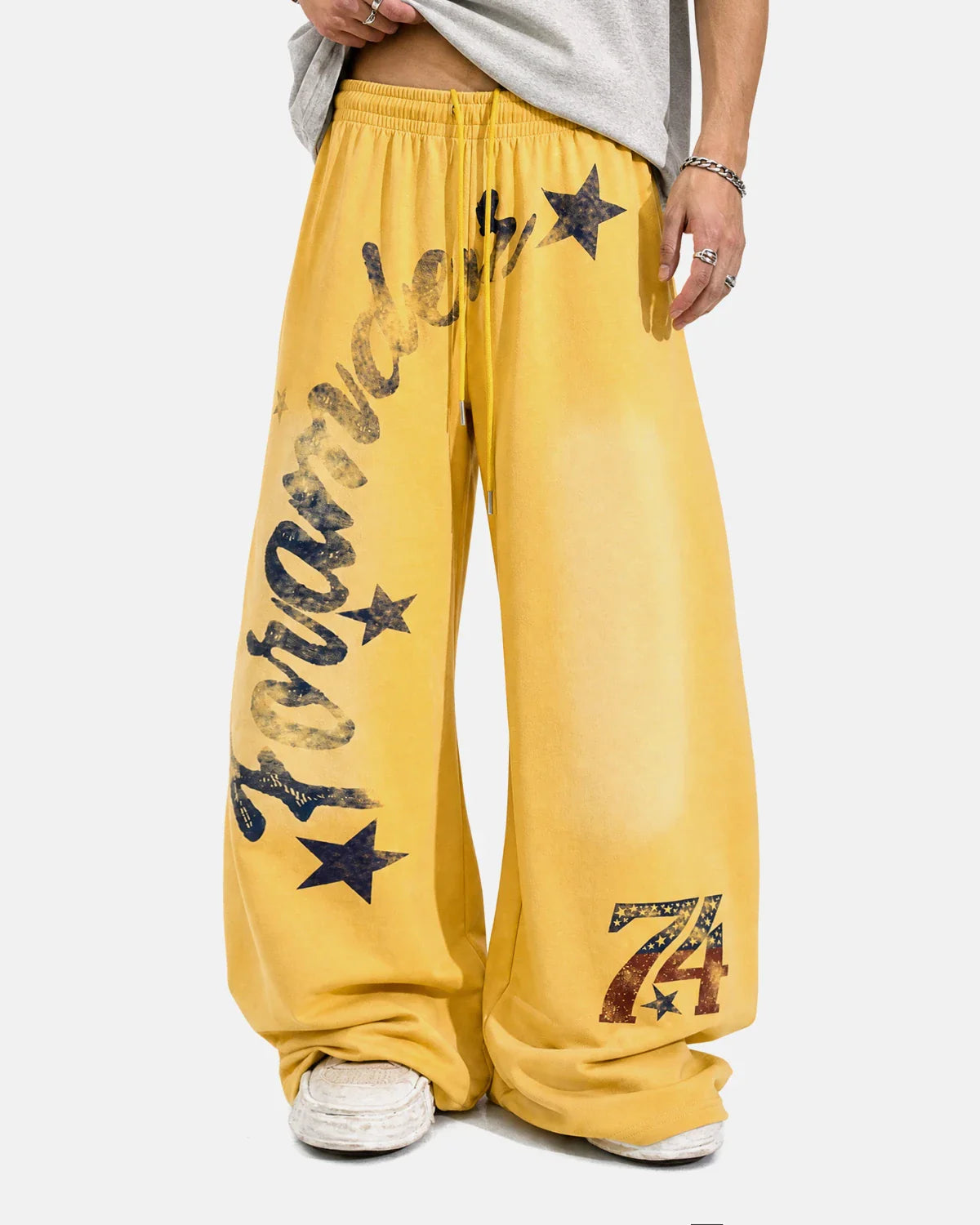 Star Graphic Barrel Sweatpants | Inflation Streetwear