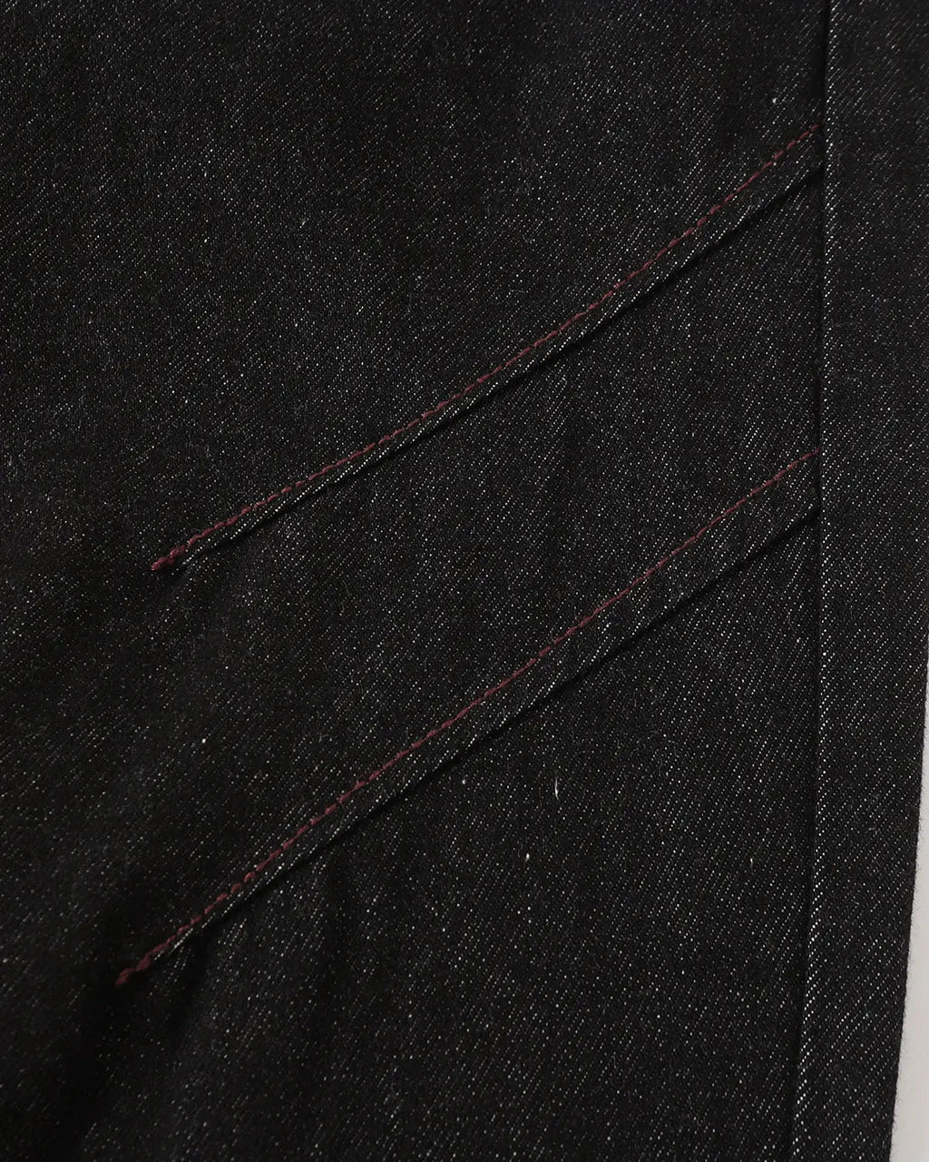 Stitching Deconstructed Raw Bootcut Jeans | Inflation Streetwear