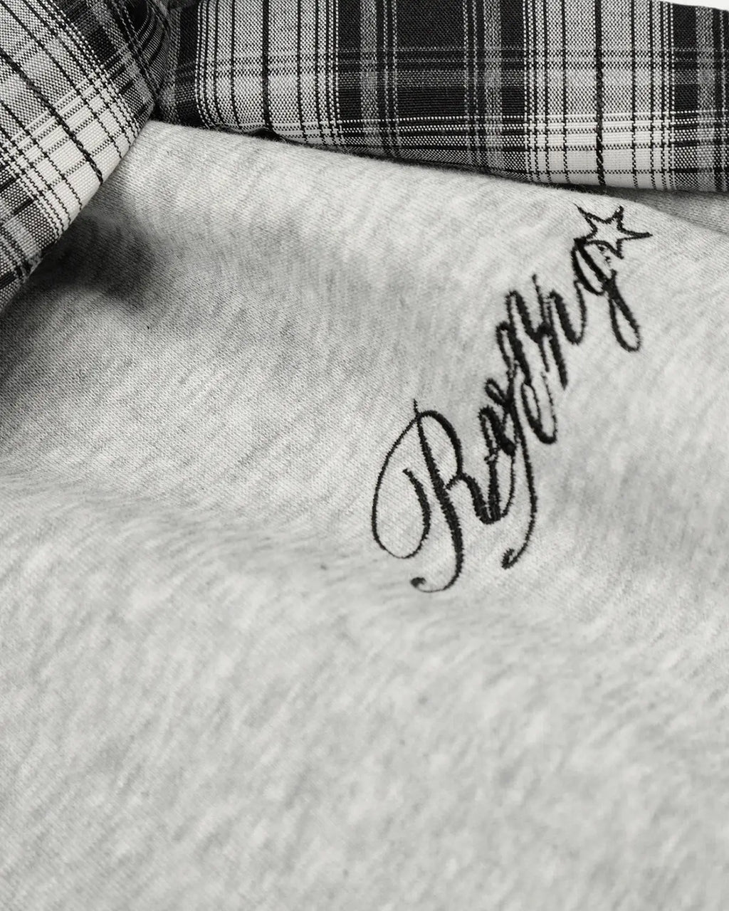 Plaid Layered Baggy Sweatpants | Inflation Streetwear