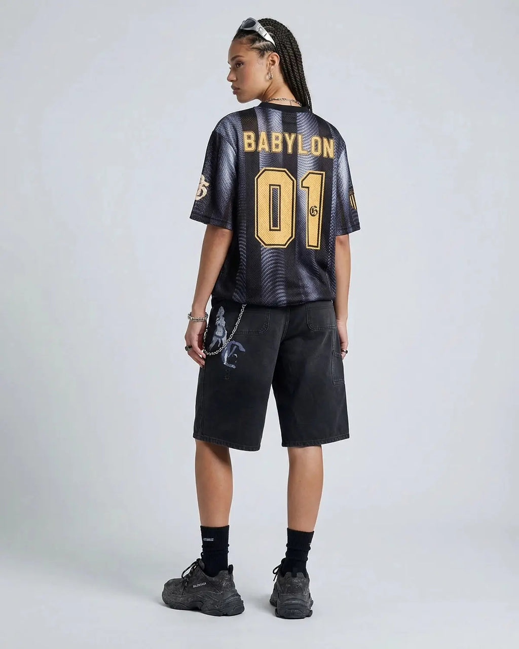 Gradient Pattern Mesh Jersey | Inflation Streetwear