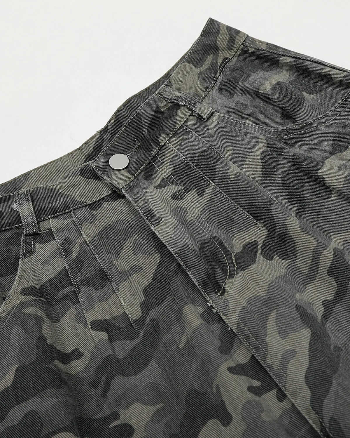 Embroidered Camo Cargo Shorts | Inflation Streetwear