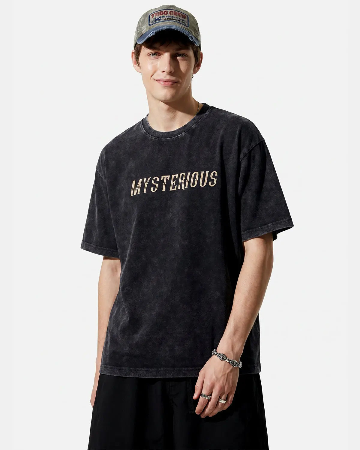 Retro Washed Graphic Cotton T-Shirt | Inflation Streetwear