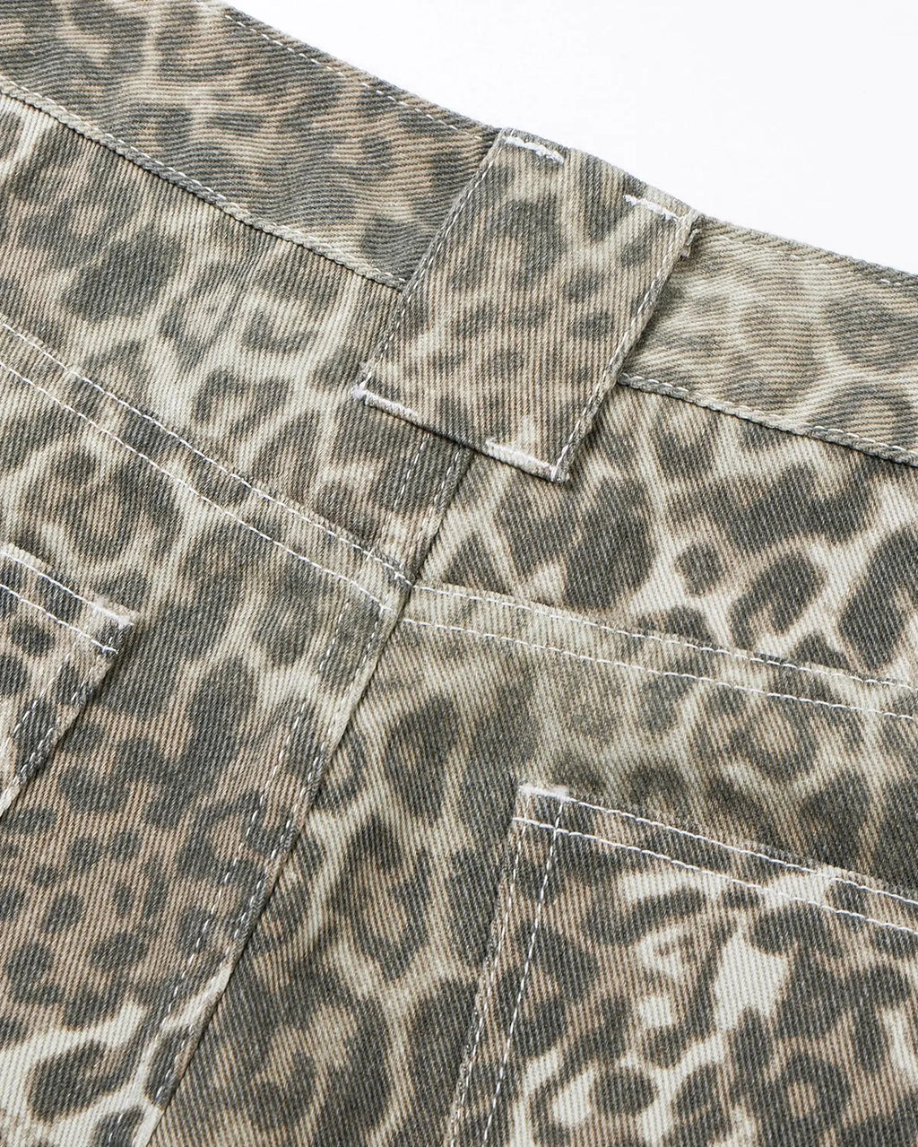 Leopard Print Baggy Shorts | Inflation Streetwear