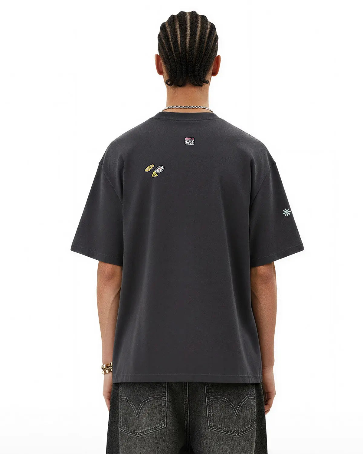 Vintage Sticker Graphic Oversized T-Shirt | Inflation Streetwear