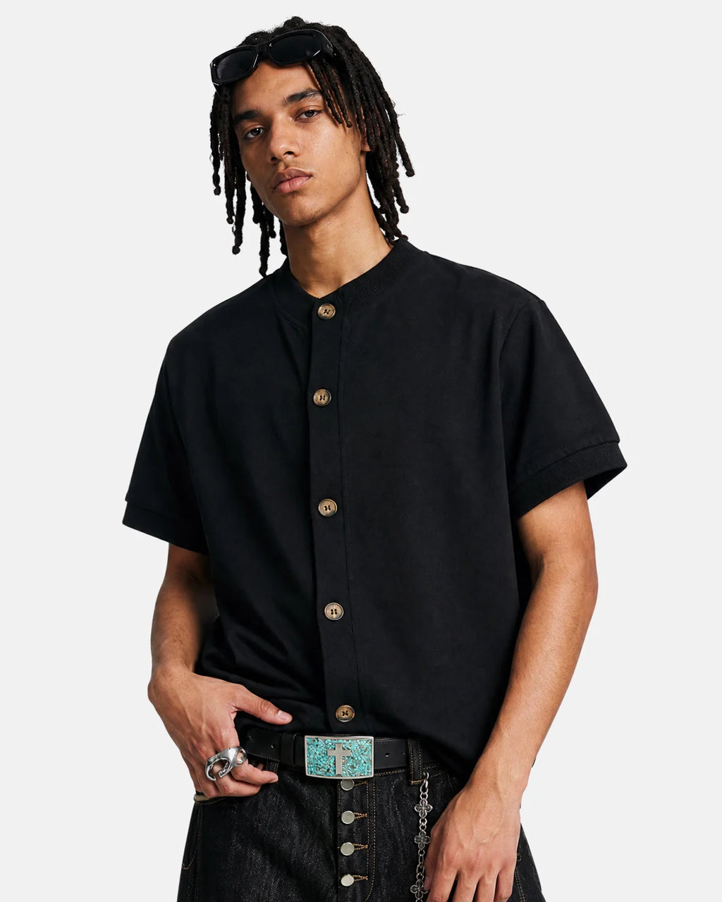 Old Money Short Sleeve Button Cardigan | Inflation Streetwear