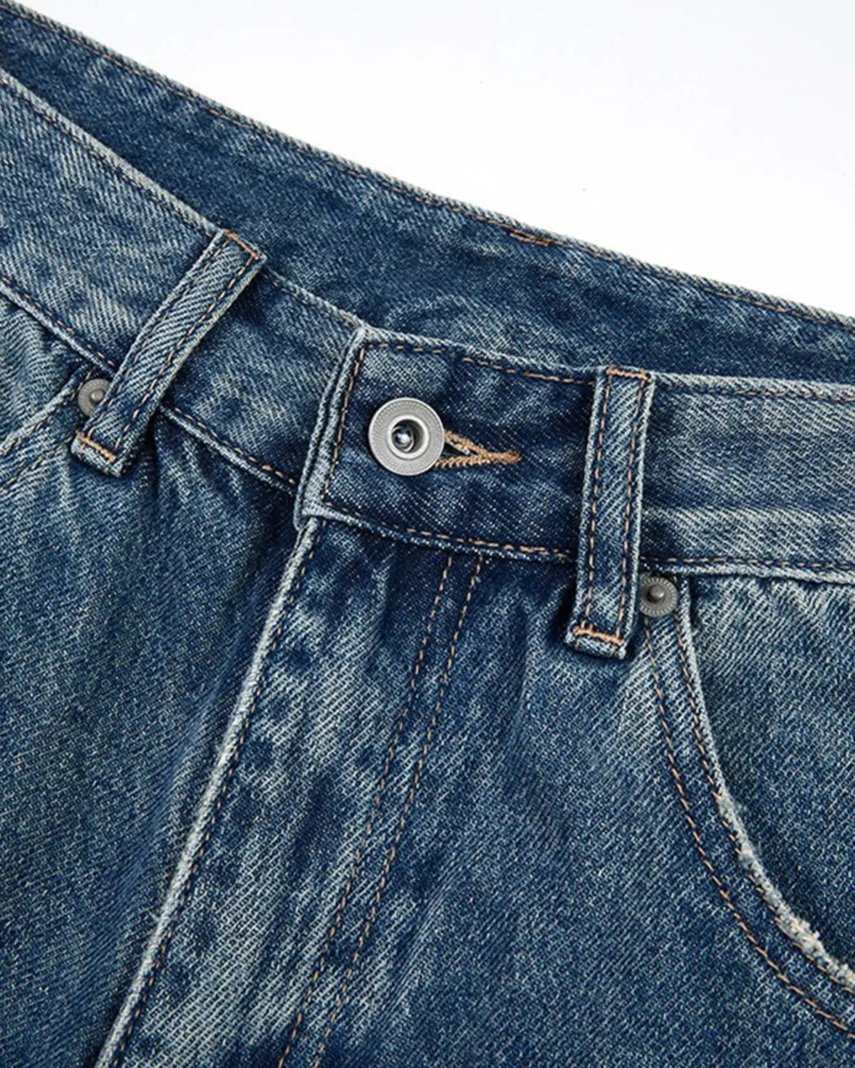 Heavy Washed Distressed Baggy Jorts | Inflation Streetwear