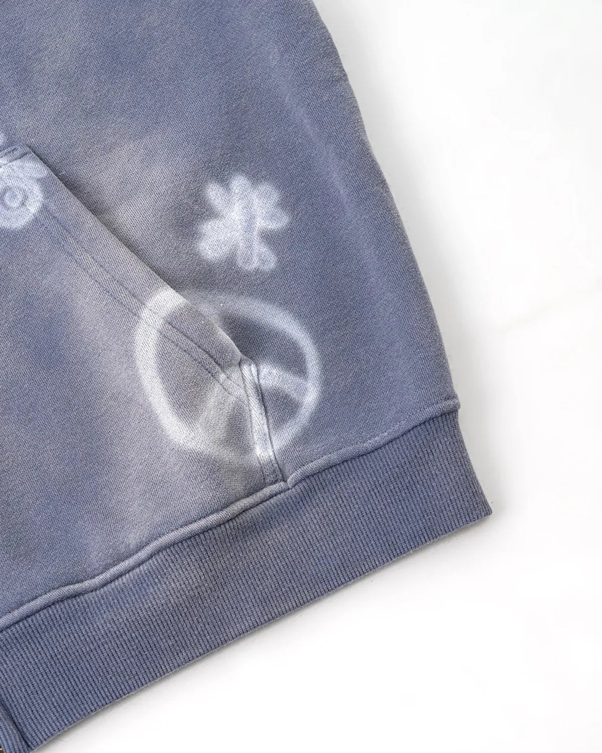 INFLATION Graffiti Washed Zip Up Hoodies
