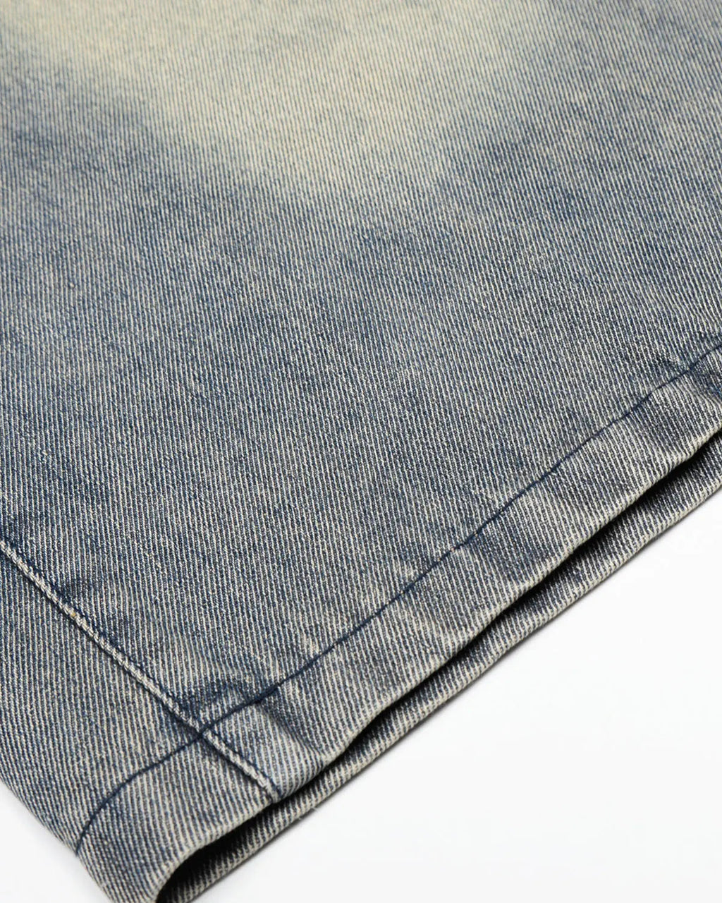 Rhinestone Cross Double Waist Denim Jorts | Inflation Streetwear